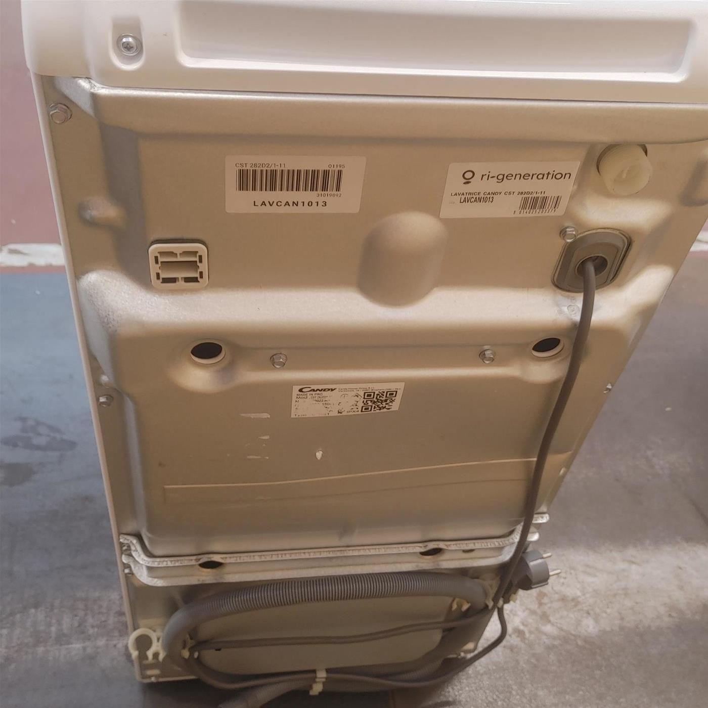 Candy Smart CST 282D2/1-11 lavatrice Caricamento dall'alto 8 kg 1200 Giri/min Bianco