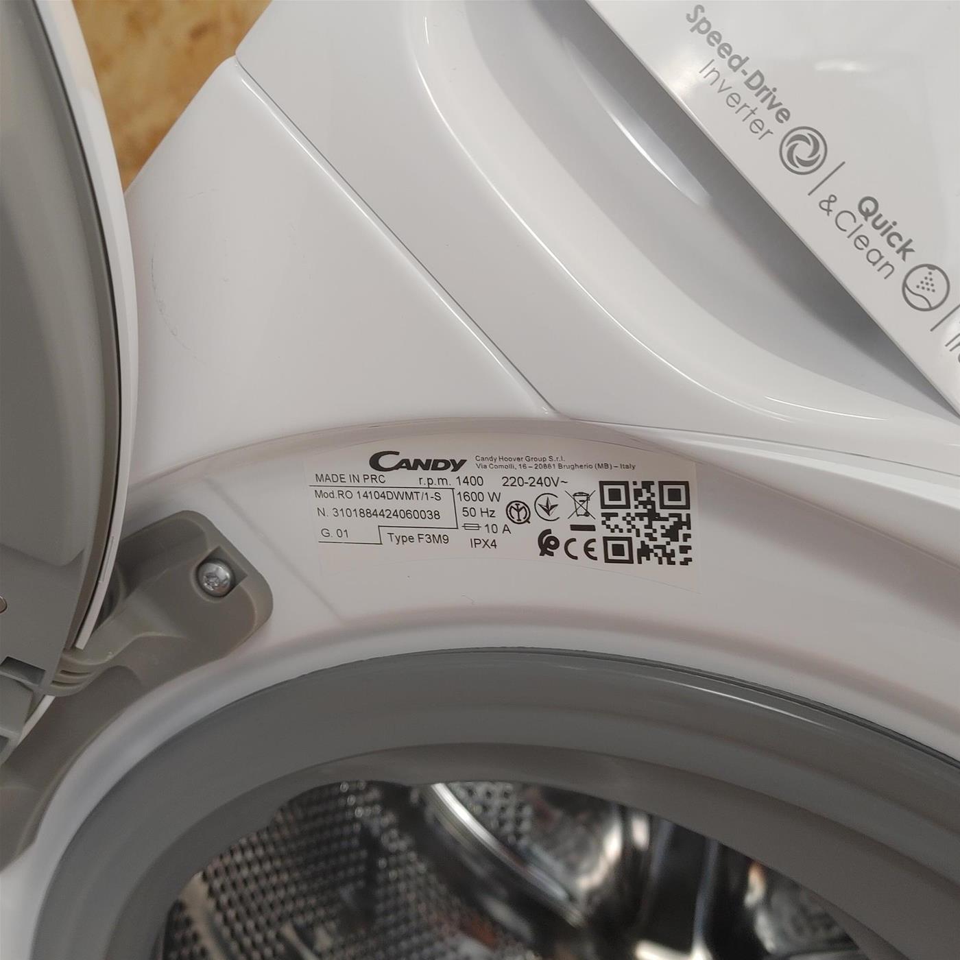 Lavatrice a carica frontale RapidÓ RO 14104DWMT/1-S