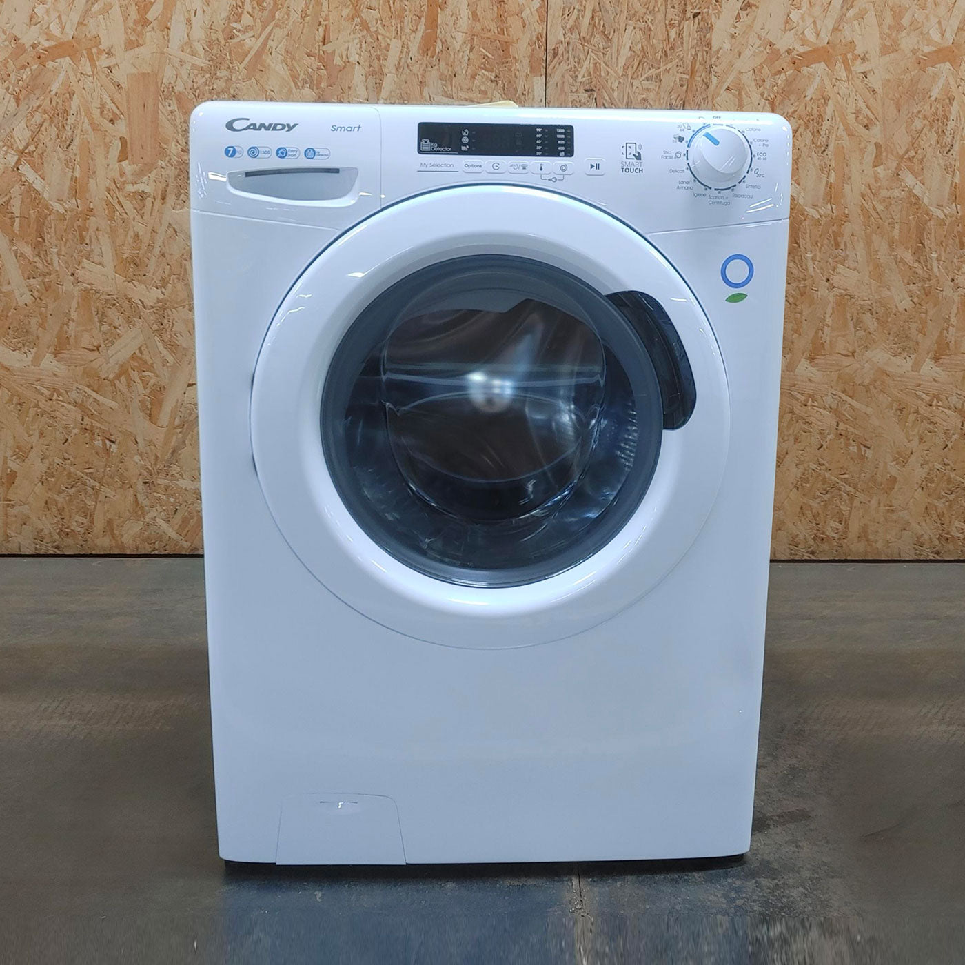 Candy Smart CSS4372DW4/1-11 lavatrice Caricamento frontale 7 kg 1300 Giri/min Bianco