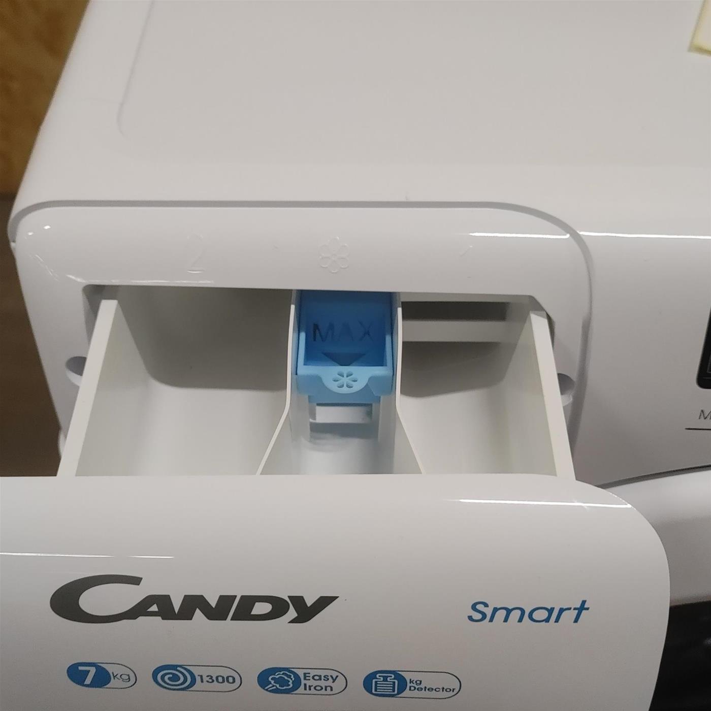 Candy Smart CSS4372DW4/1-11 lavatrice Caricamento frontale 7 kg 1300 Giri/min Bianco