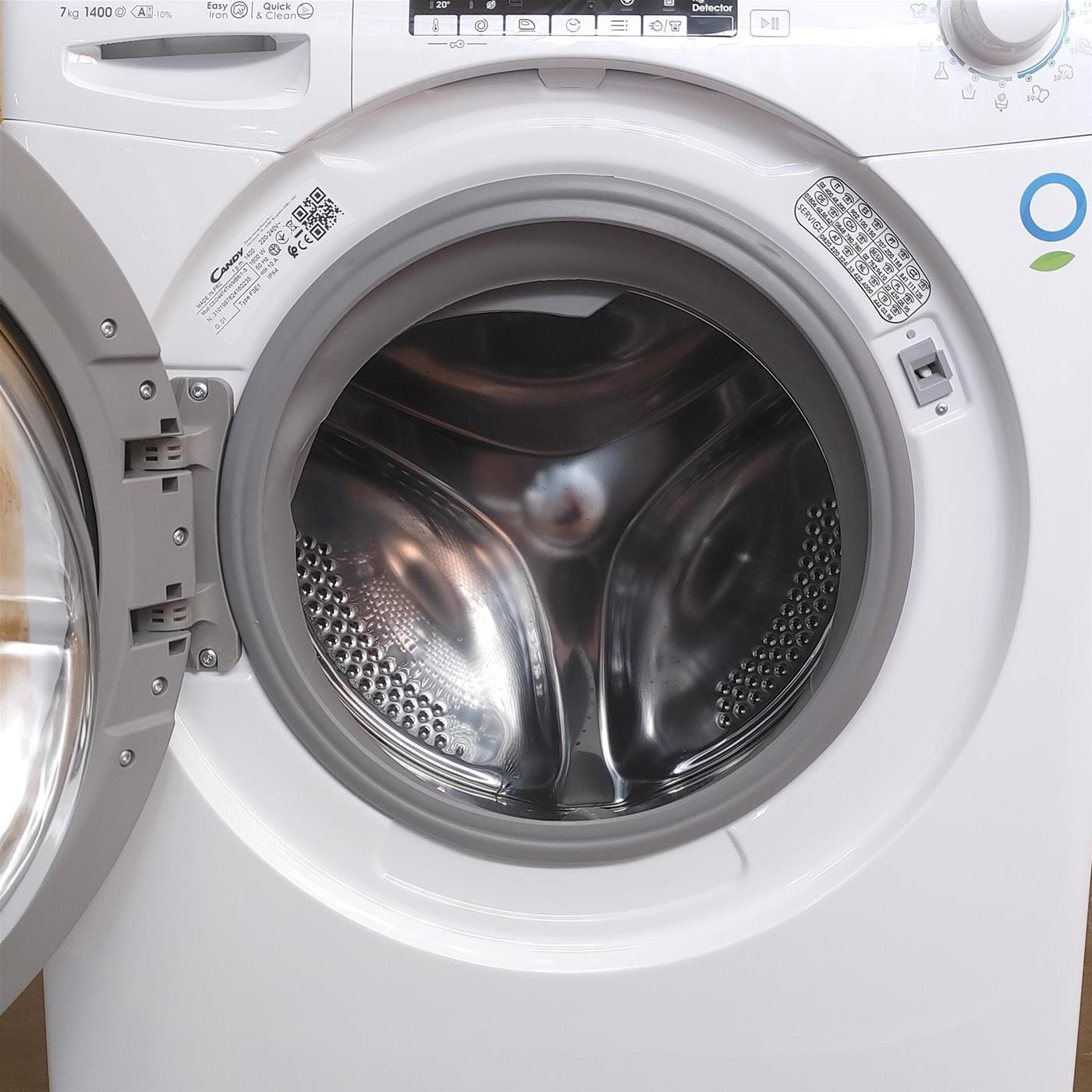 Lavatrice Candy Smart Pro Inverter CO4474TWM6/1-S Carica frontale 7 kg 1400 giri Bianco