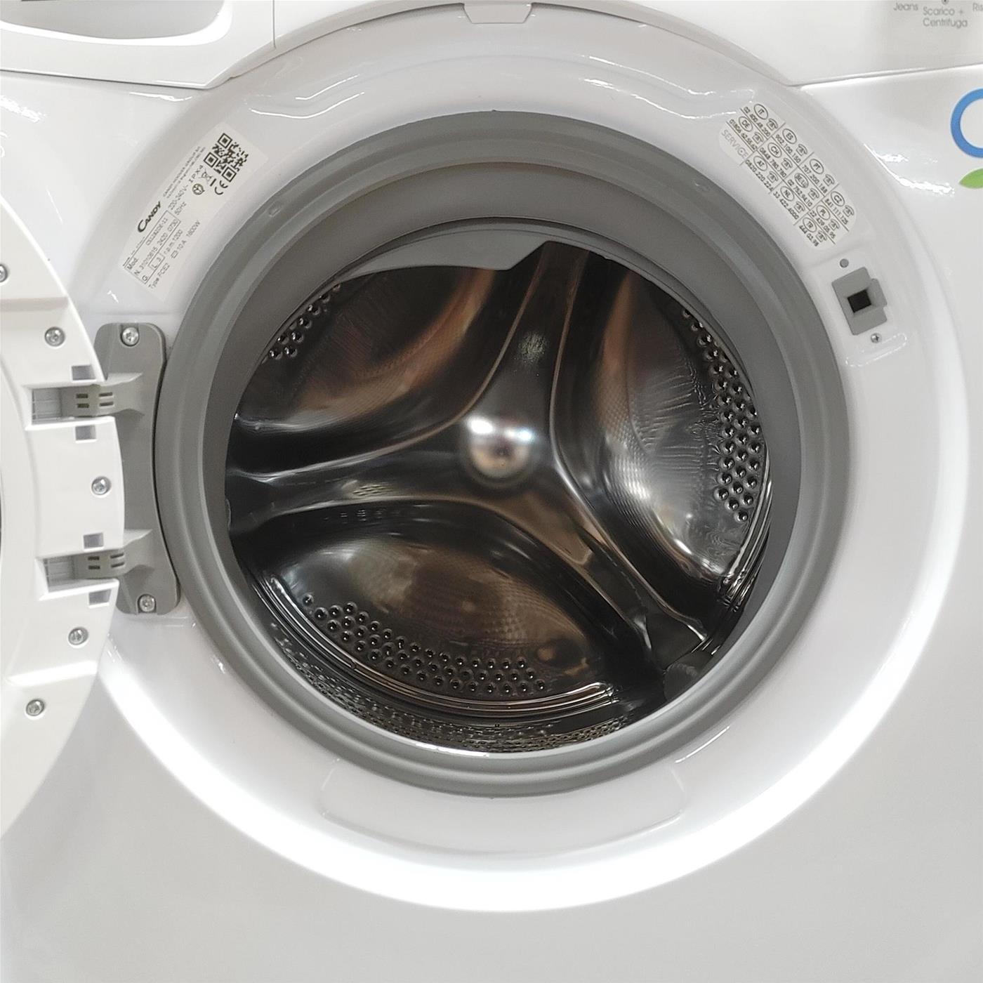 Candy Smart CS1282DE-11 lavatrice Caricamento frontale 8 kg 1200 Giri/min D Bianco