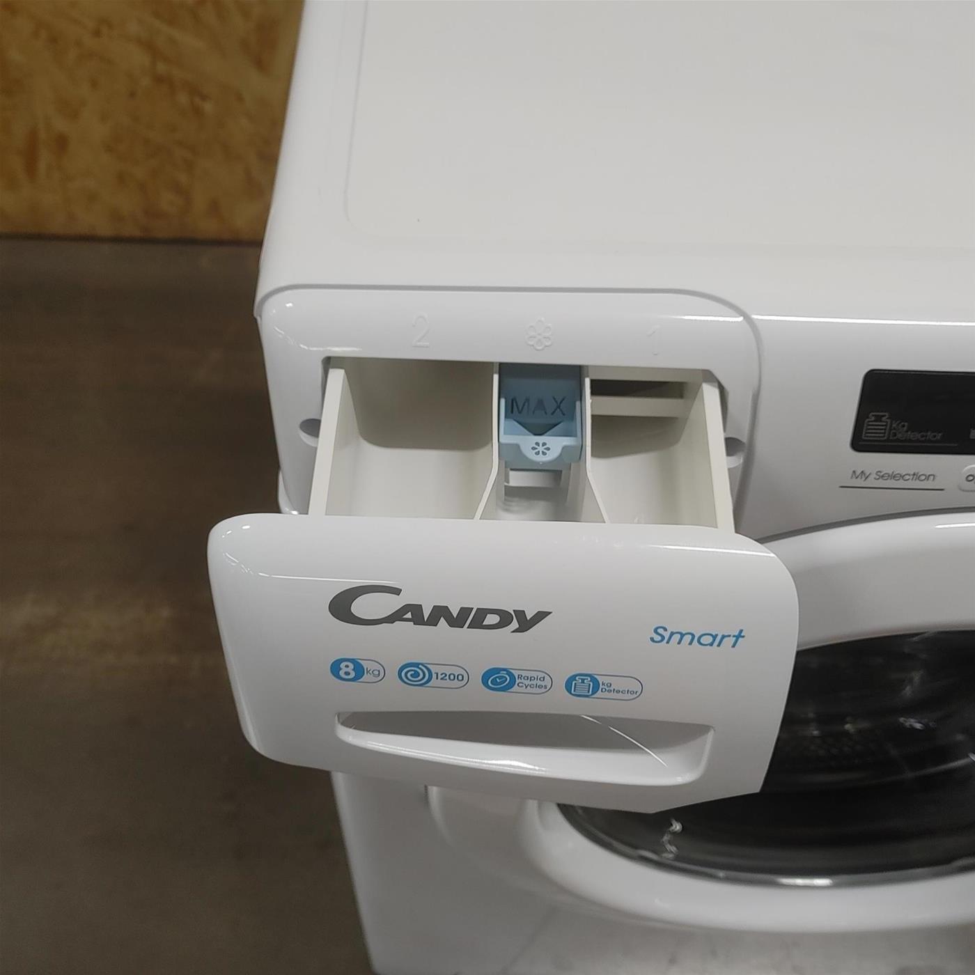 Candy Smart CS1282DE-11 lavatrice Caricamento frontale 8 kg 1200 Giri/min D Bianco