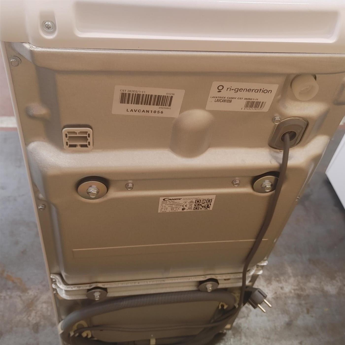 Candy Smart CST 282D2/1-11 lavatrice Caricamento dall'alto 8 kg 1200 Giri/min Bianco