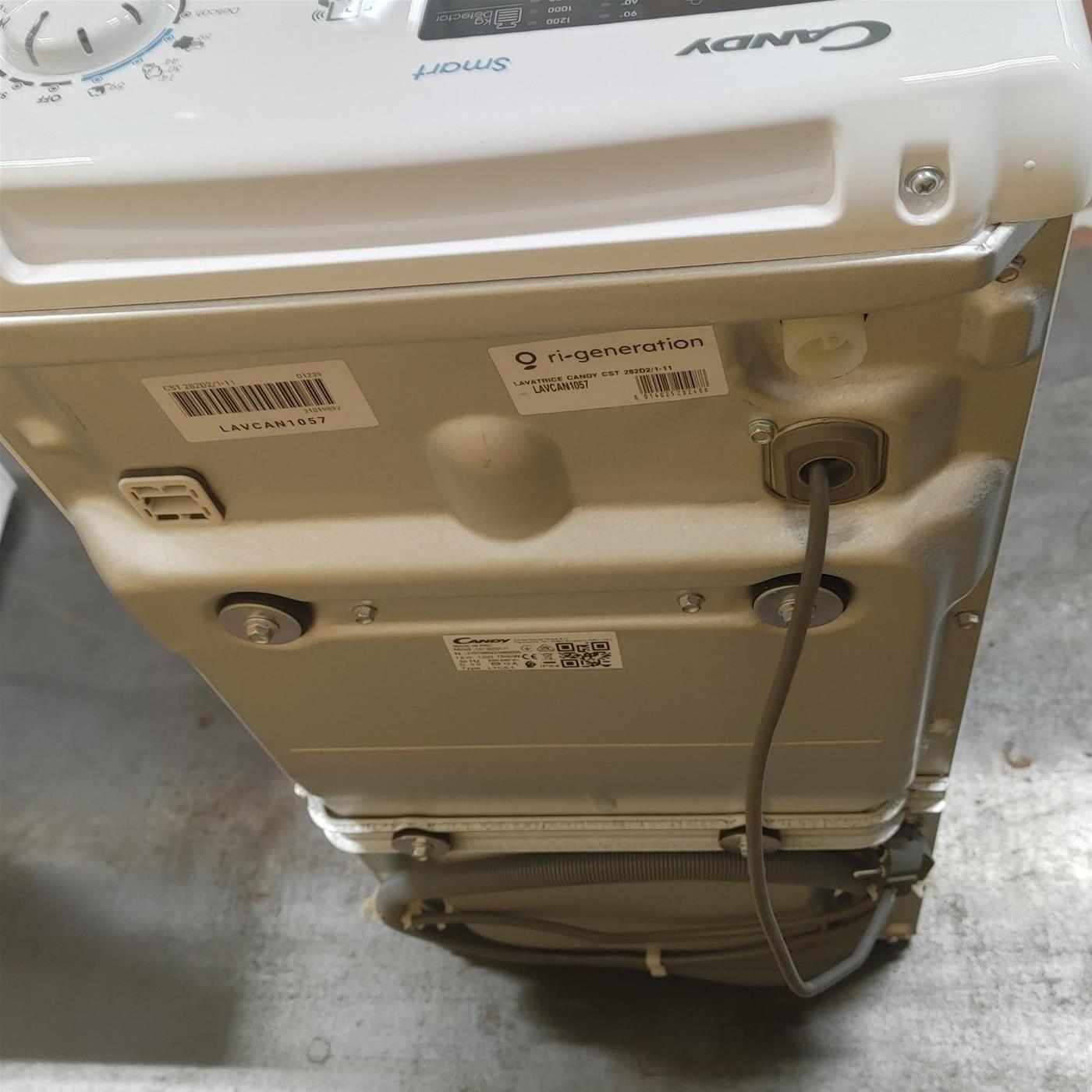 Candy Smart CST 282D2/1-11 lavatrice Caricamento dall'alto 8 kg 1200 Giri/min Bianco