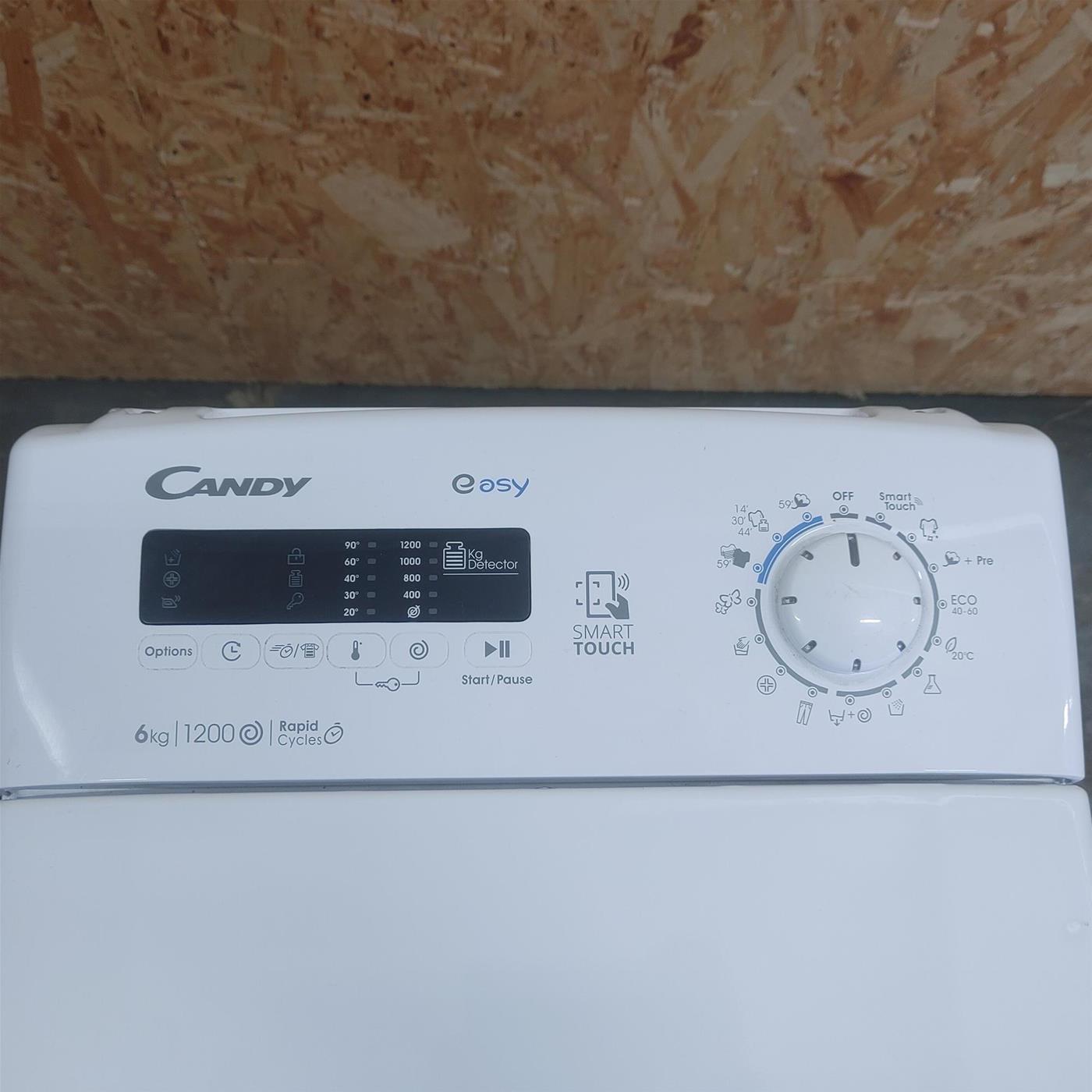 Lavatrice Candy Easy EYT 1262DWE/1-S Carica dall'alto 6 kg