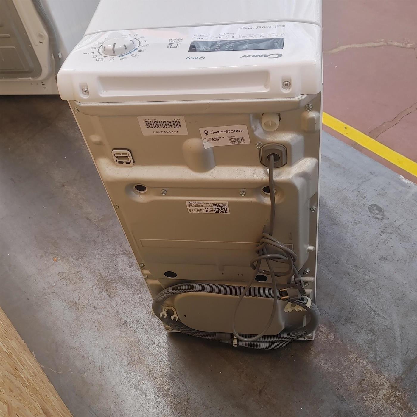 Lavatrice Candy Easy EYT 1262DWE/1-S Carica dall'alto 6 kg