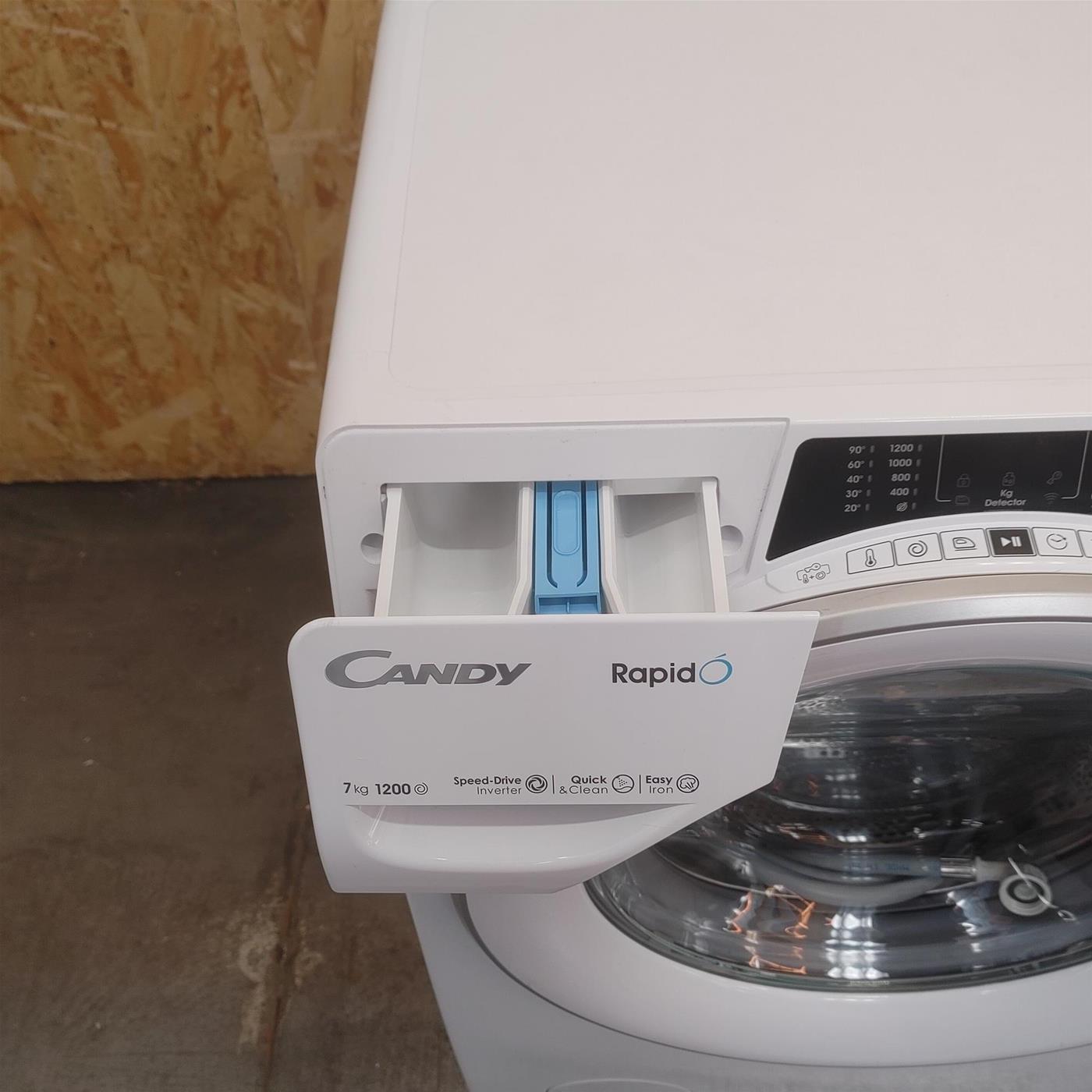 Candy RapidÓ RO41276DWMCRE-S lavatrice Caricamento frontale 7 kg 1200 Giri/min Antracite