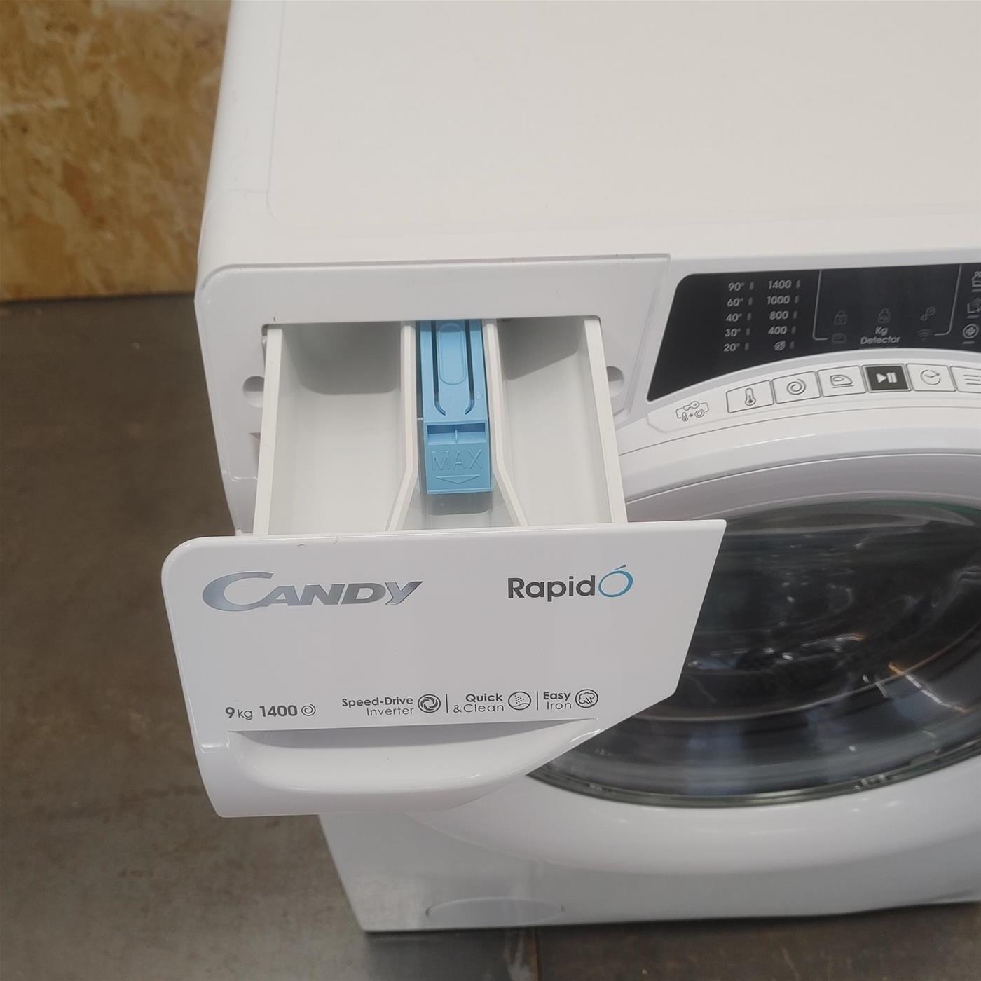 Candy RapidÓ RO 1494DWMT/1-S Lavatrice Caricamento frontale 9 Kg 1400 Giri/min