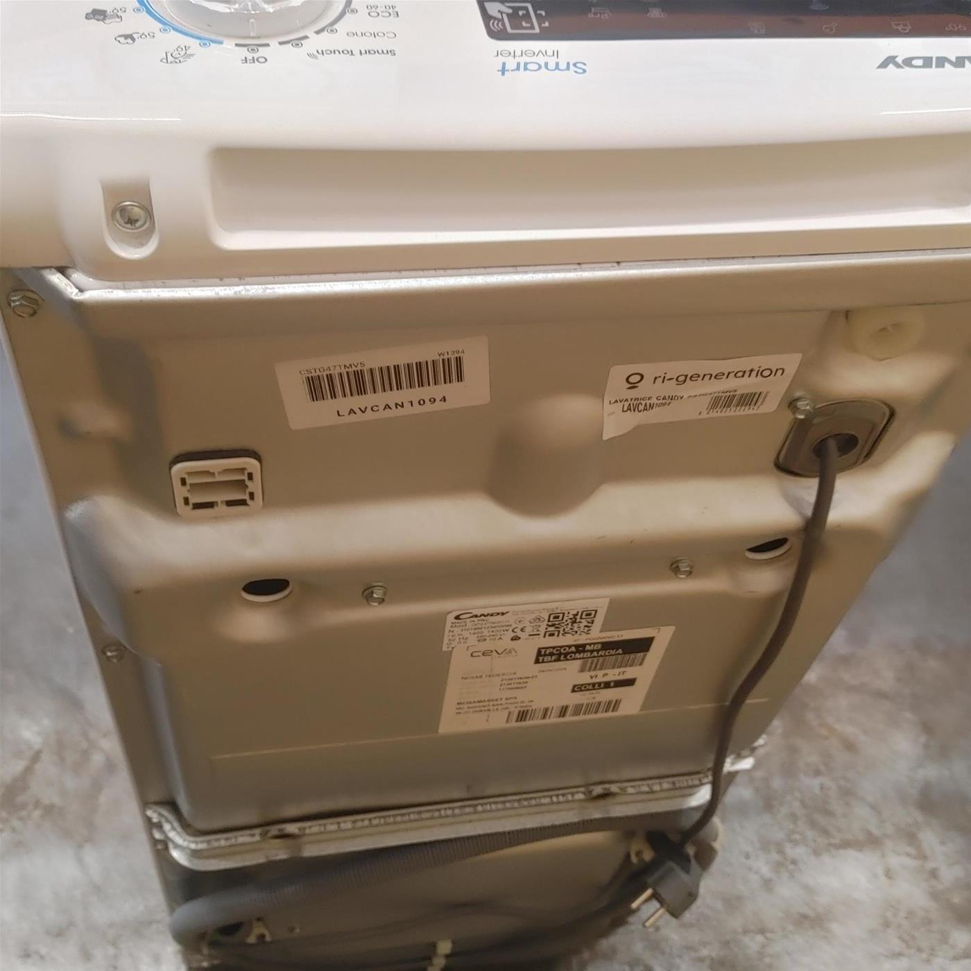 Candy Smart Inverter CSTG 47TMV5/1-11 washing machine Top-load 7 kg 1400 RPM White