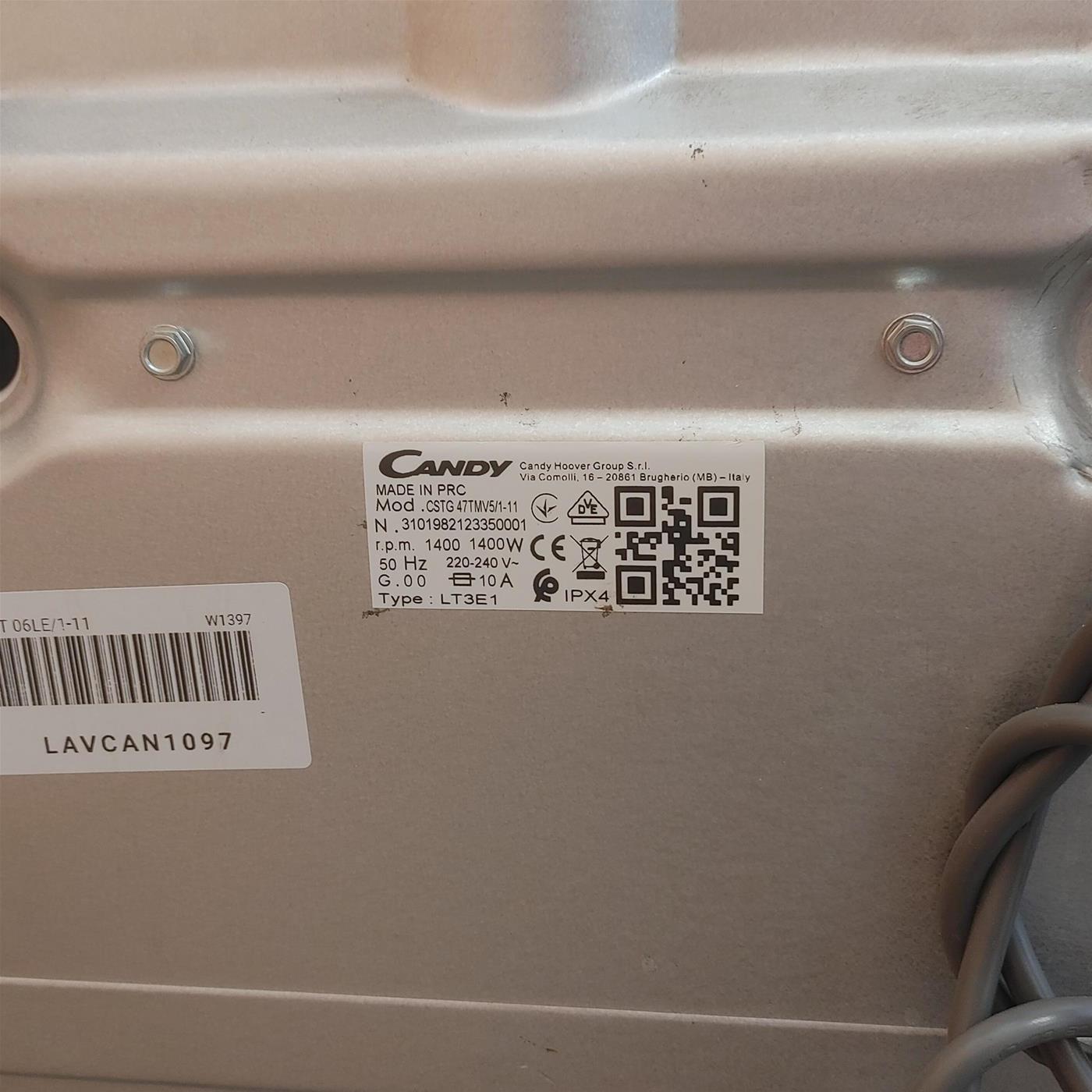 Lavatrice Candy CSTG 47TMV5/1-11 Classe A - 7 Kg