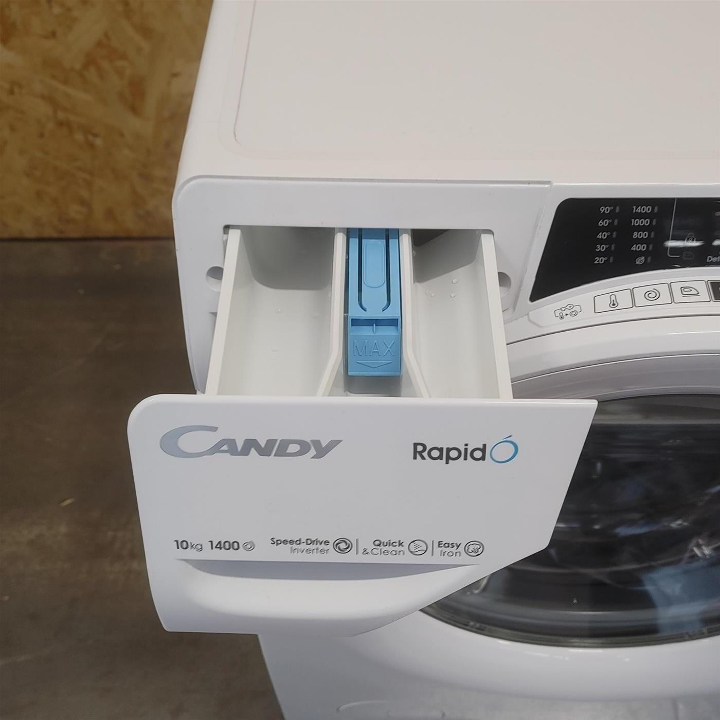 Candy RapidÓ RO 14104DWMT/1-S Lavatrice Caricamento frontale 10 kg 1400 Giri/min Bianco