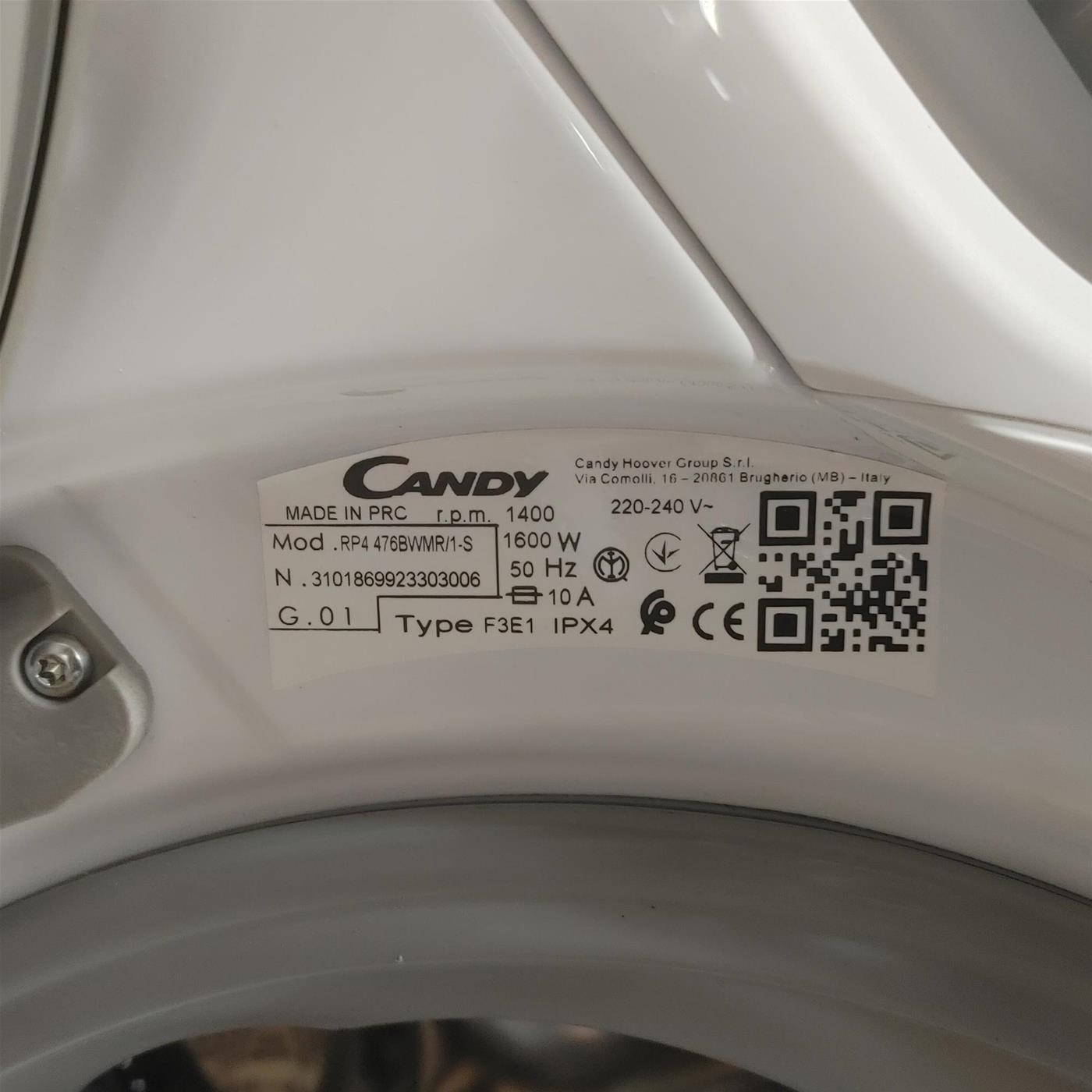 Lavatrice Slim Candy RapidÓ PRO RP4 476BWMR/1-S 7 Kg
