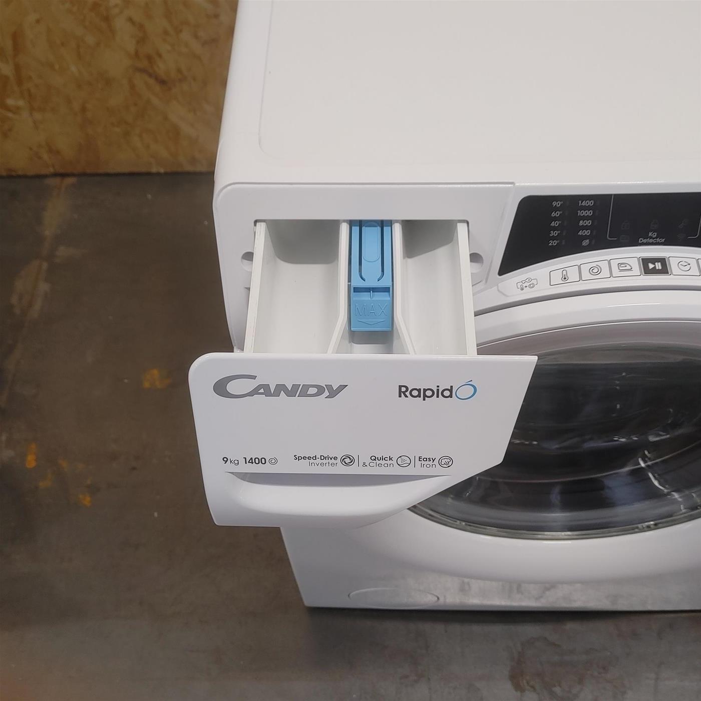 Candy RapidÓ RO 1494DWMT/1-S Lavatrice Caricamento frontale 9 Kg 1400 Giri/min