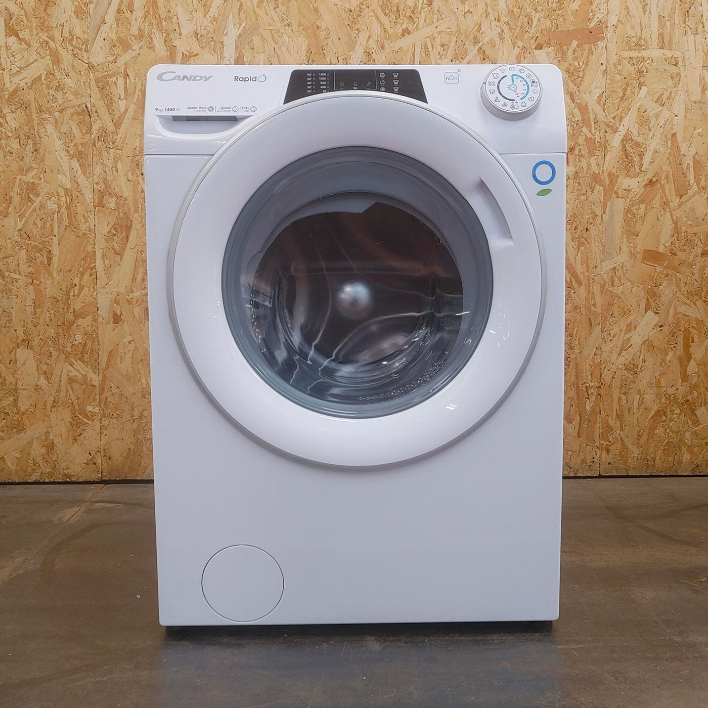 Machine à Laver Candy RapidÓ RO 1494DWMT/1-S – 9kg, 1400 Tr/min, Pose Libre, Blanc