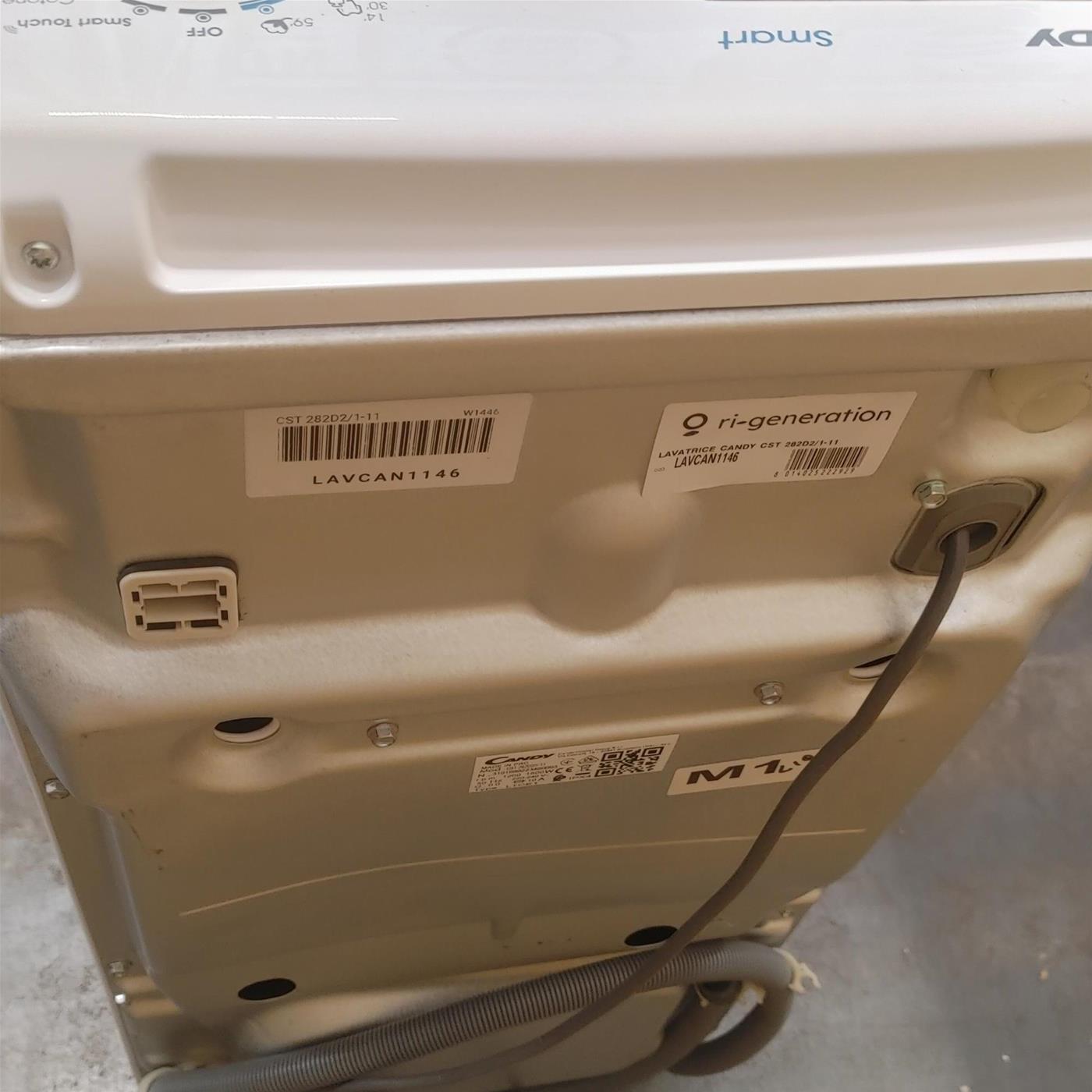 Candy Smart CST 282D2/1-11 lavatrice Caricamento dall'alto 8 kg 1200 Giri/min Bianco