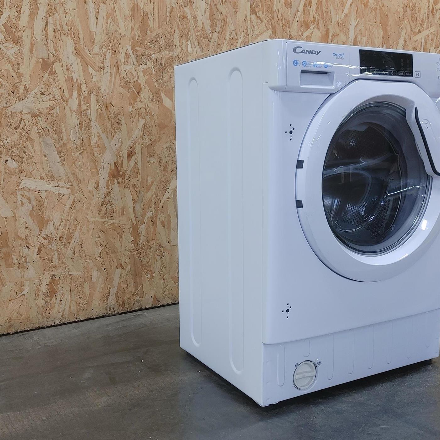 Candy Smart Inverter CBW 48TWME-S lavatrice Caricamento frontale 8 kg 1400 Giri/min A Bianco