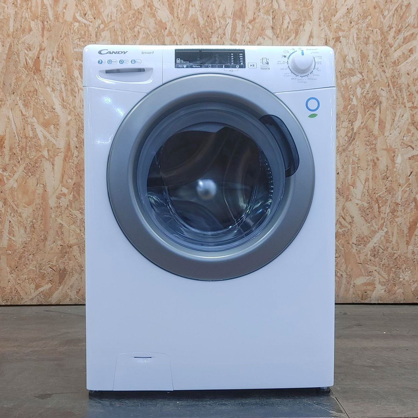 Candy Smart CSS4127TRE/1-11 lavatrice Caricamento frontale 7 kg 1200 Giri/min D Bianco