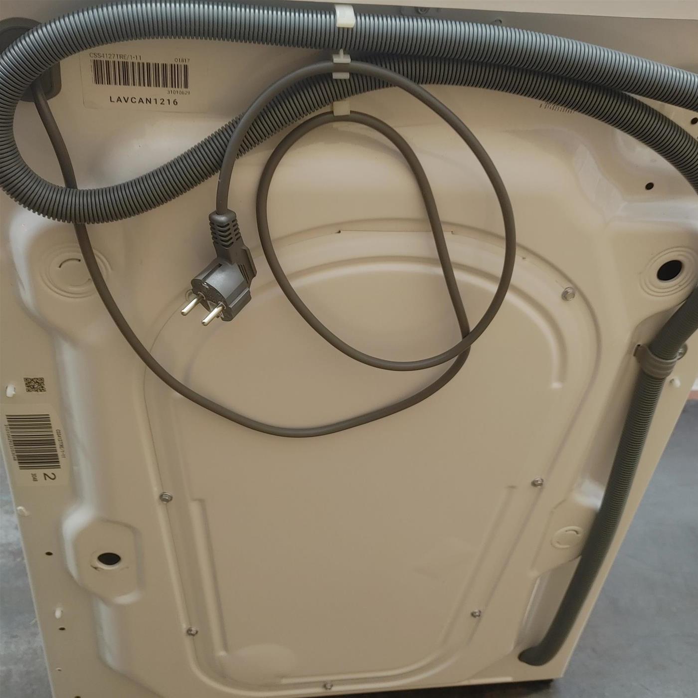 Candy Smart CSS4127TRE/1-11 lavatrice Caricamento frontale 7 kg 1200 Giri/min D Bianco