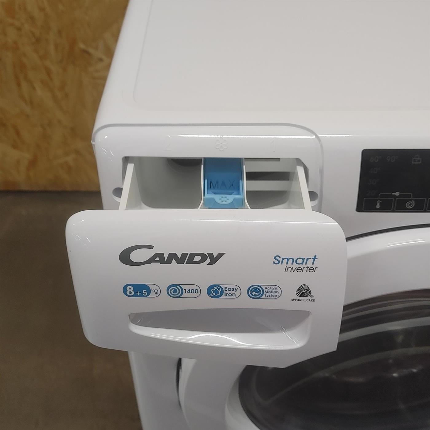 Candy Smart Inverter CSWS 485TWME/1-S lavasciuga Libera installazione Caricamento frontale Bianco D