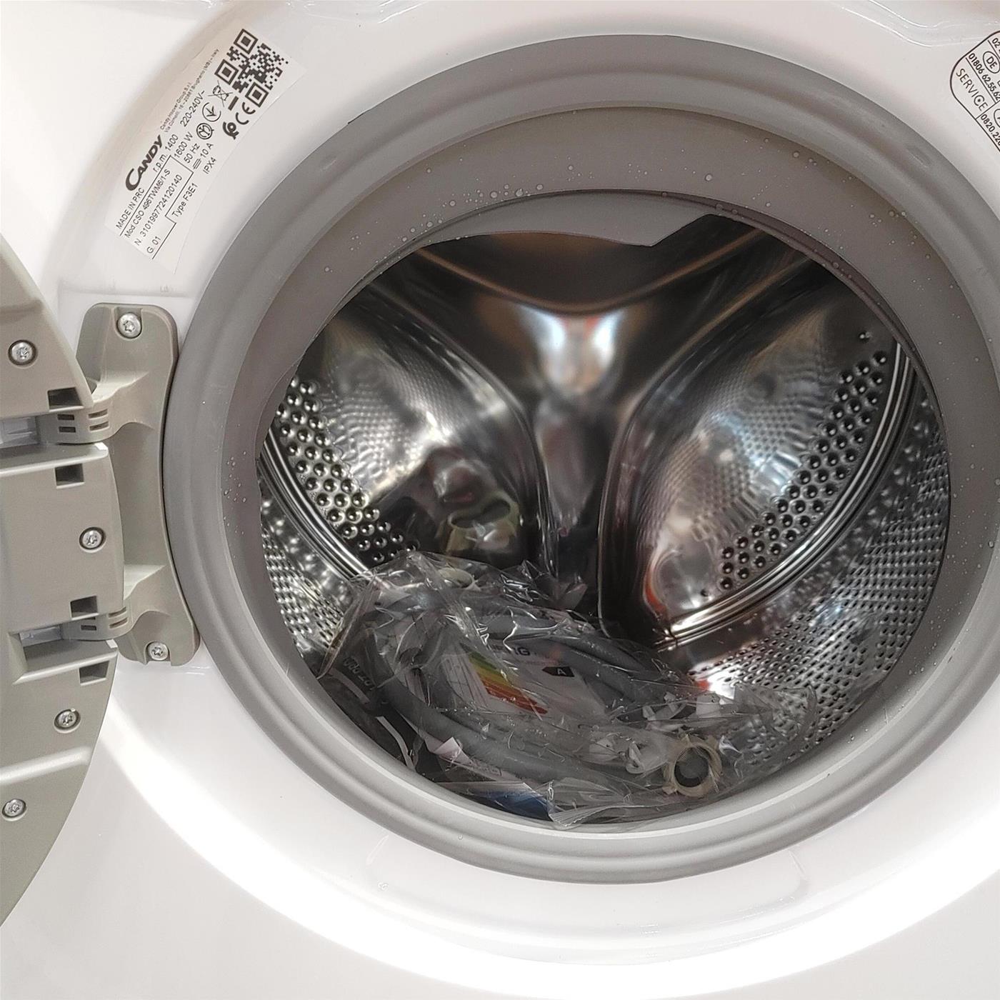 Candy Smart Pro Inverter CSO 496TWM6/1-S lavatrice Caricamento frontale 9 kg 1400 Giri/min Bianco