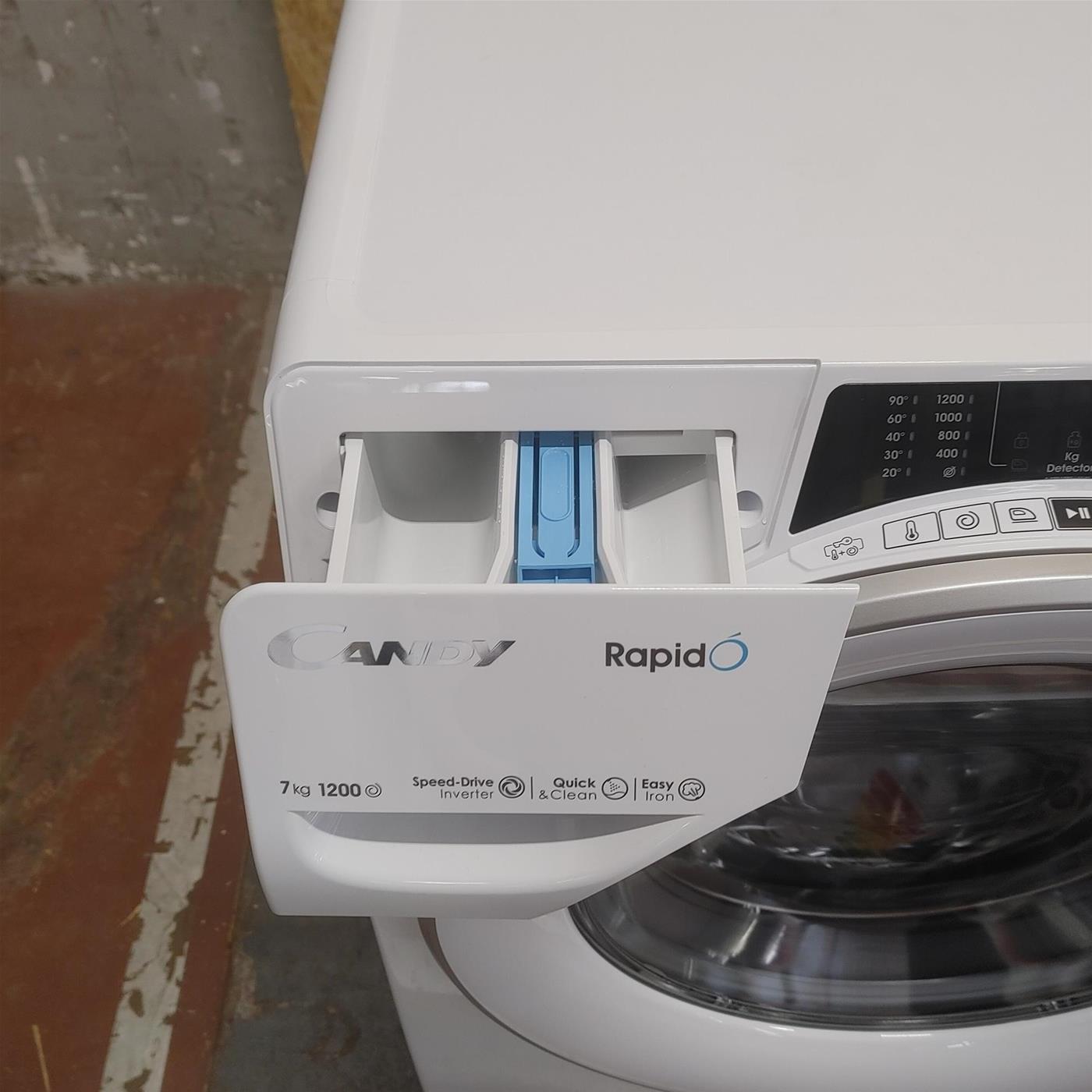 Candy RapidÓ RO41274DWMST/1-S washing machine Front-load 7 kg 1200 RPM A White