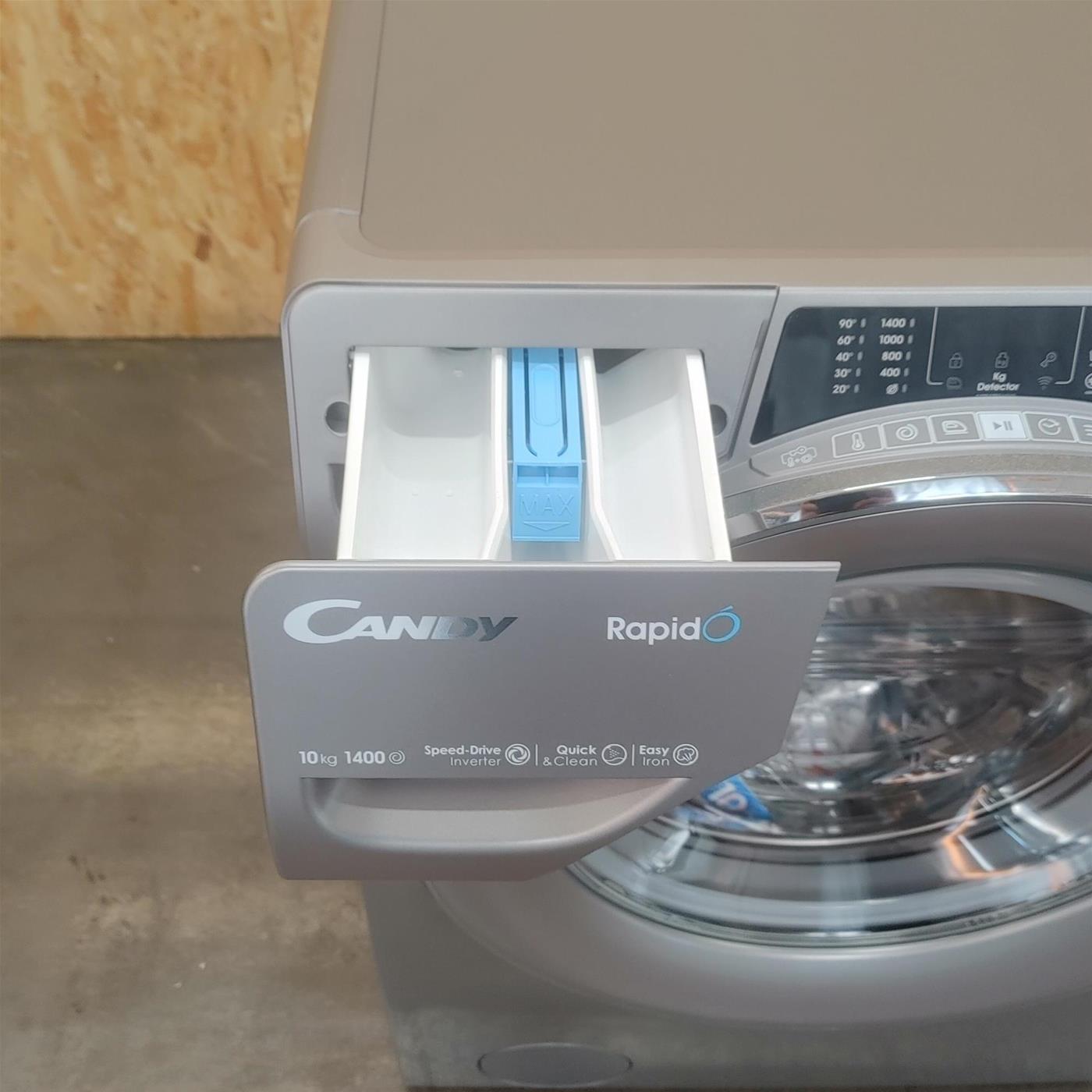 Lavatrice Candy RapidÓ RO14106DWMCRT-S Caricamento frontale 10 kg 1400 Giri/min Antracite