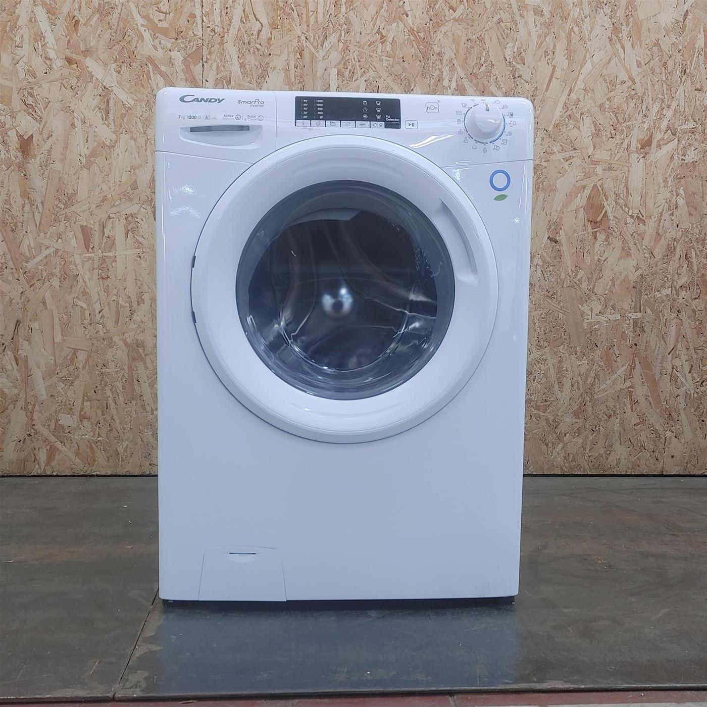 Candy Smart Pro Inverter , Lavatrice Slim 7kg, Classe A-10%, 1200 giri, Bianco, CO4 274TWM6/1-S