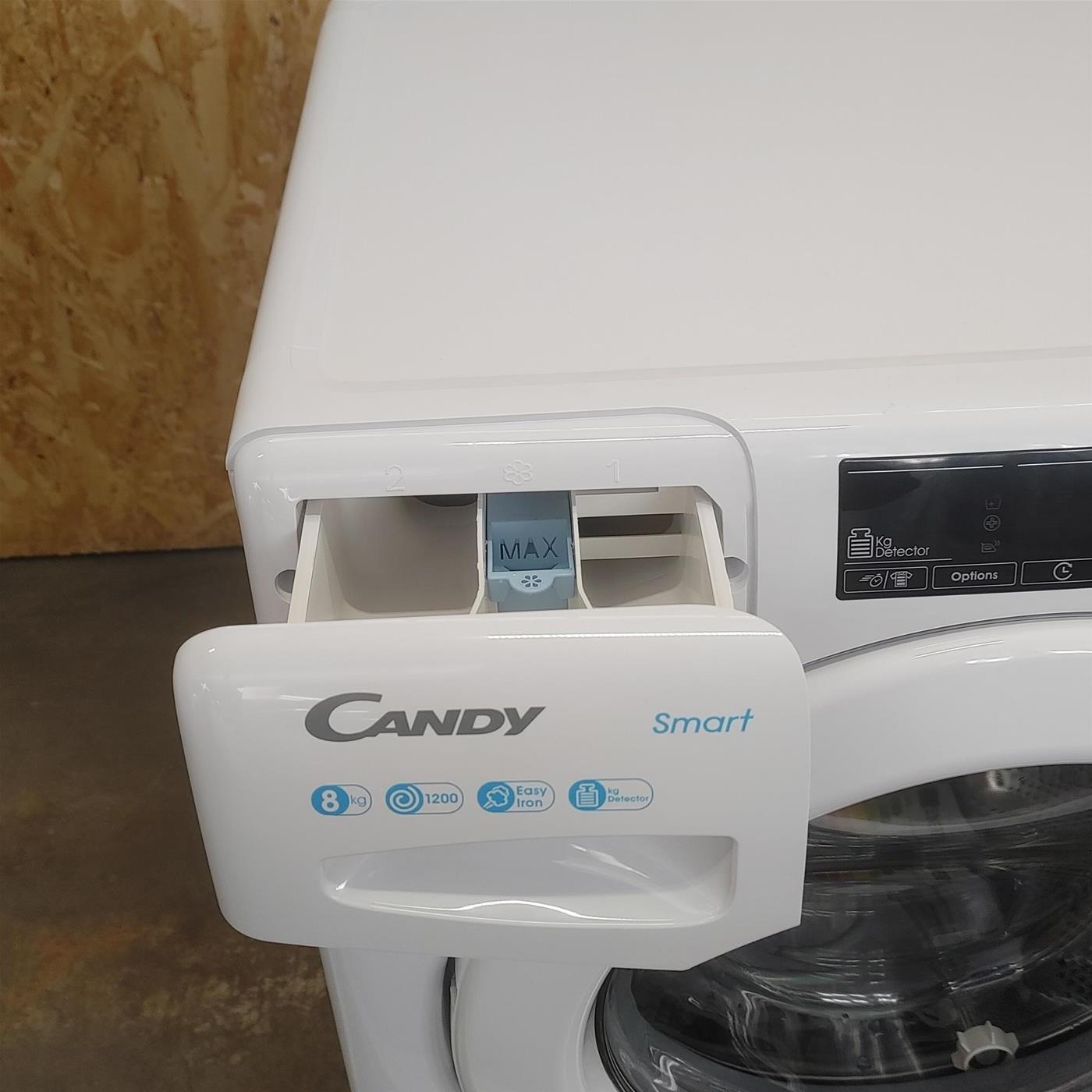 Lavatrice Candy Smart CSS128TW4-11 Caricamento frontale 8 kg 1200 Giri/min Bianco