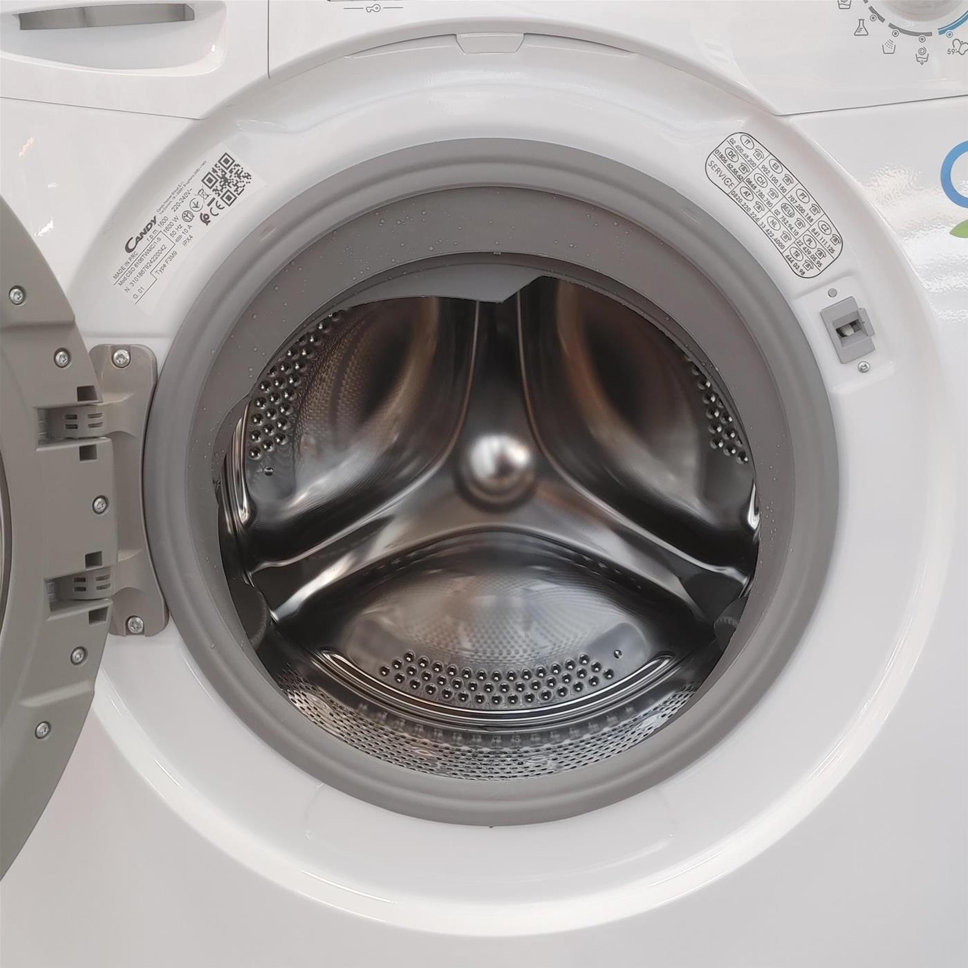 Lavatrice Candy CSO 6106TWMC/1-S Carica frontale 10 kg 1600 Giri/min Bianco