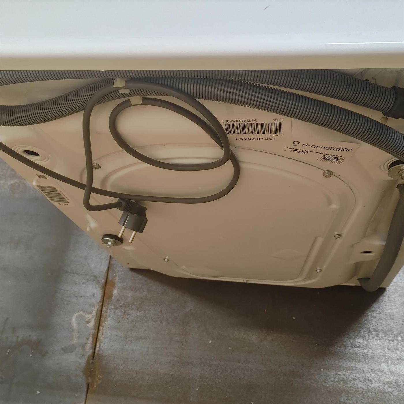 Candy CSOW4966TWM/1-S lavatrice asciugatrice Libera installazione Carica frontale Bianco D