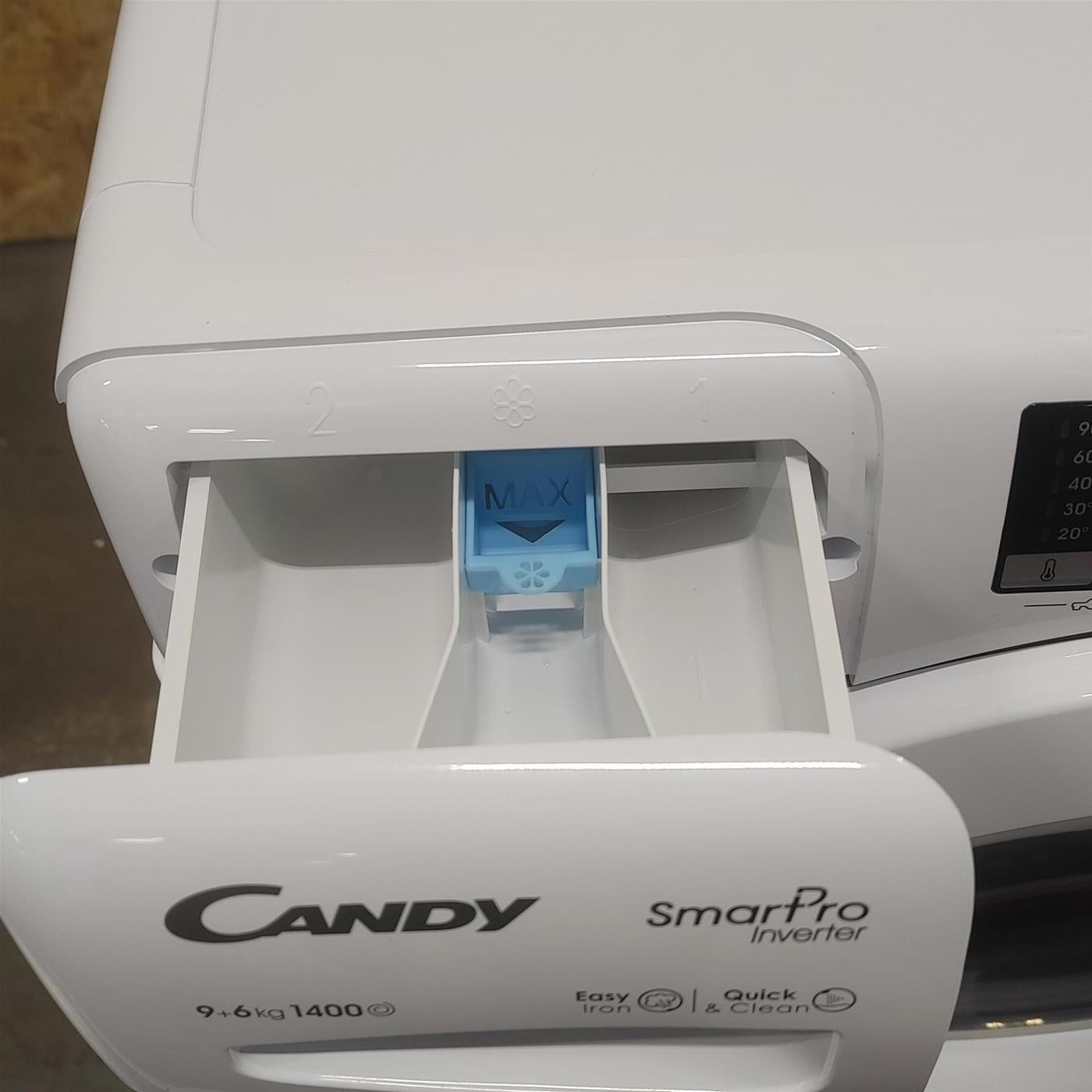 Candy CSOW4966TWM/1-S lavatrice asciugatrice Libera installazione Carica frontale Bianco D