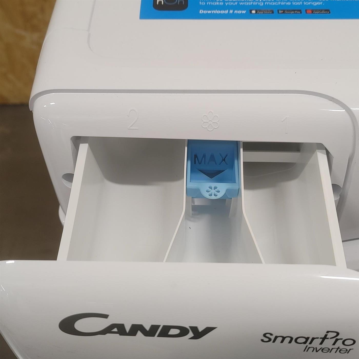 Candy Smart Pro Inverter CSO 496TWM6/1-S lavatrice Caricamento frontale 9 kg 1400 Giri/min Bianco