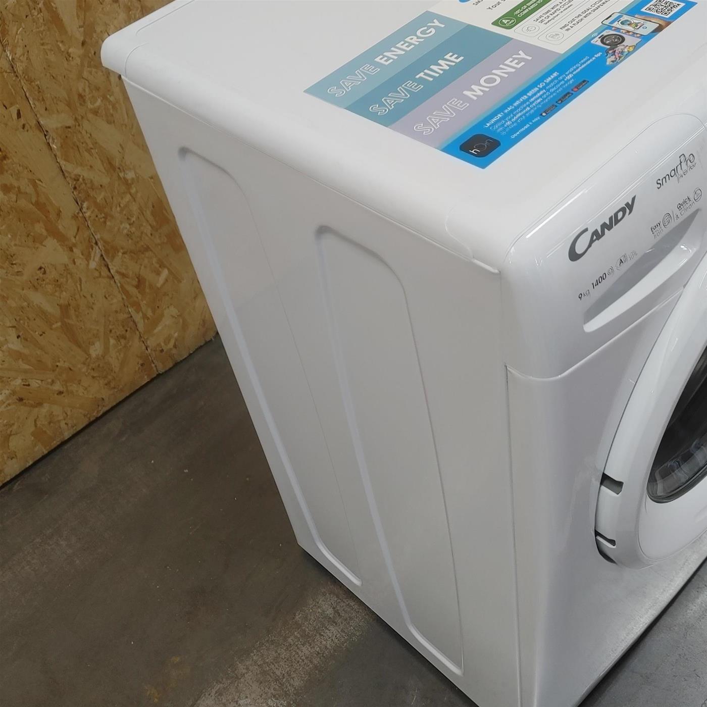 Candy Smart Pro Inverter CSO 496TWM6/1-S lavatrice Caricamento frontale 9 kg 1400 Giri/min Bianco