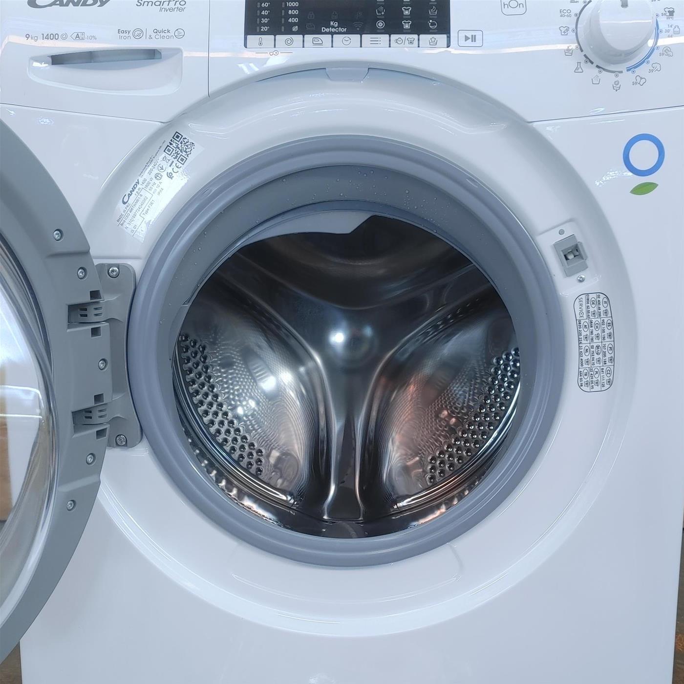 Candy Smart Pro Inverter CSO 496TWM6/1-S lavatrice Caricamento frontale 9 kg 1400 Giri/min Bianco