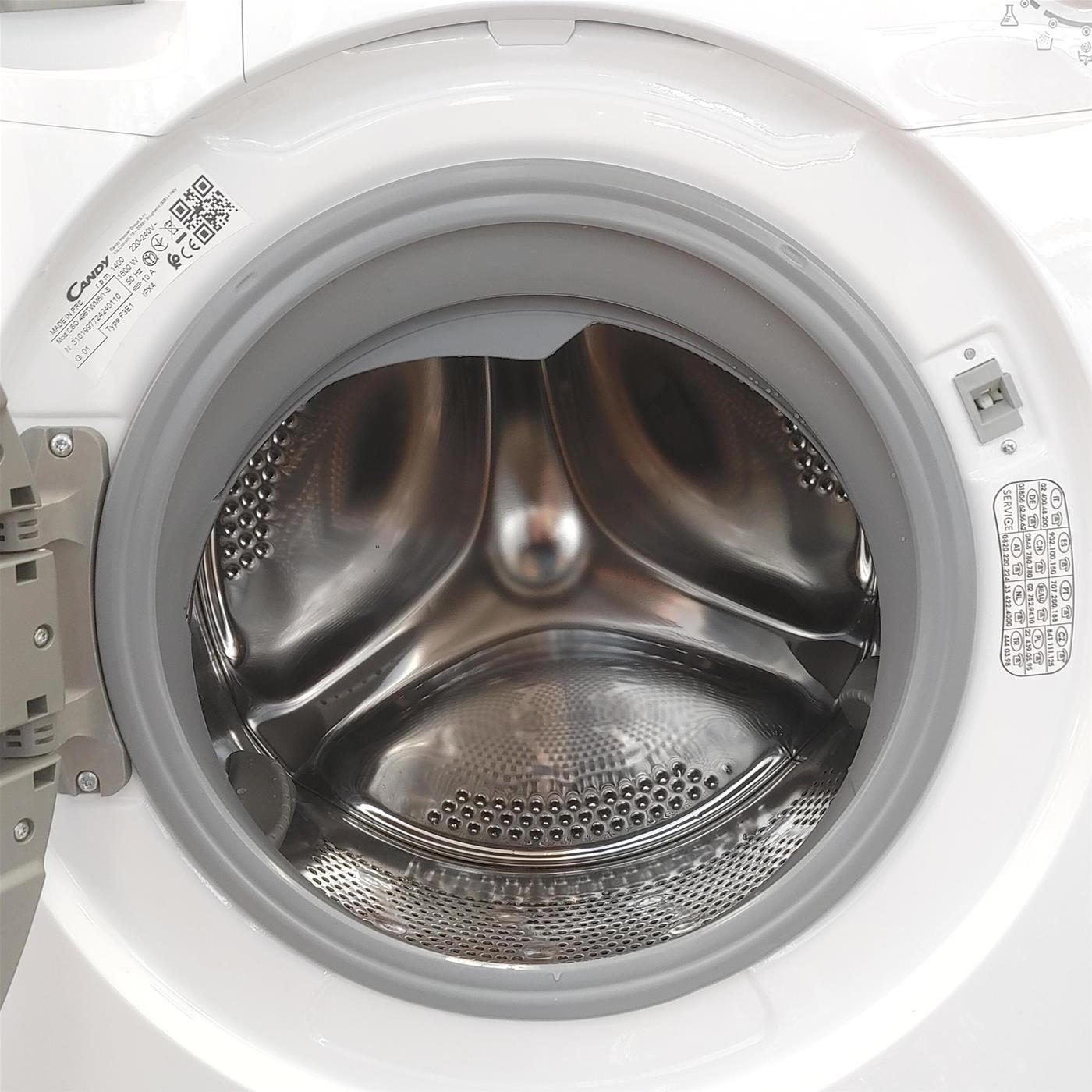 Candy Smart Pro Inverter CSO 496TWM6/1-S lavatrice Caricamento frontale 9 kg 1400 Giri/min Bianco