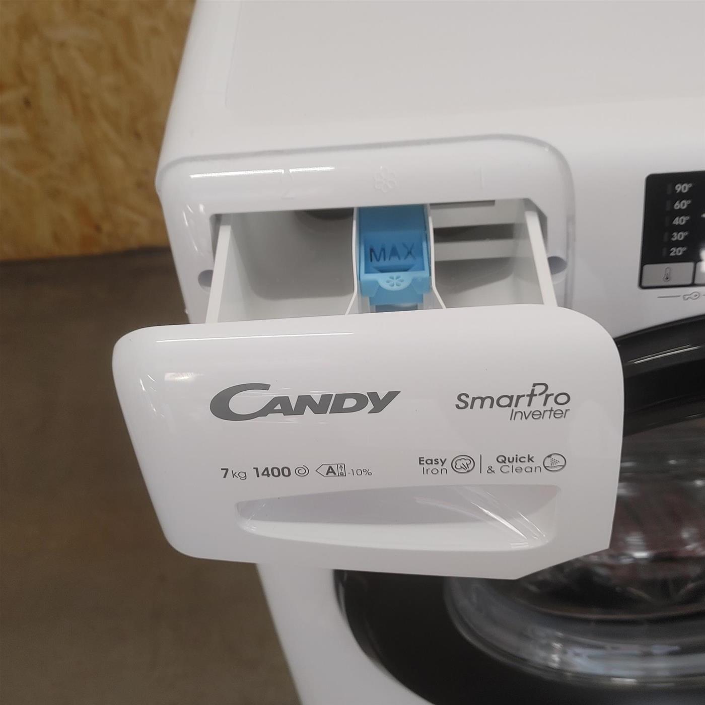 Candy Smart Pro Inverter CSO4474TWMB6/1-S lavatrice Caricamento frontale 7 kg 1400 Giri/min Bianco