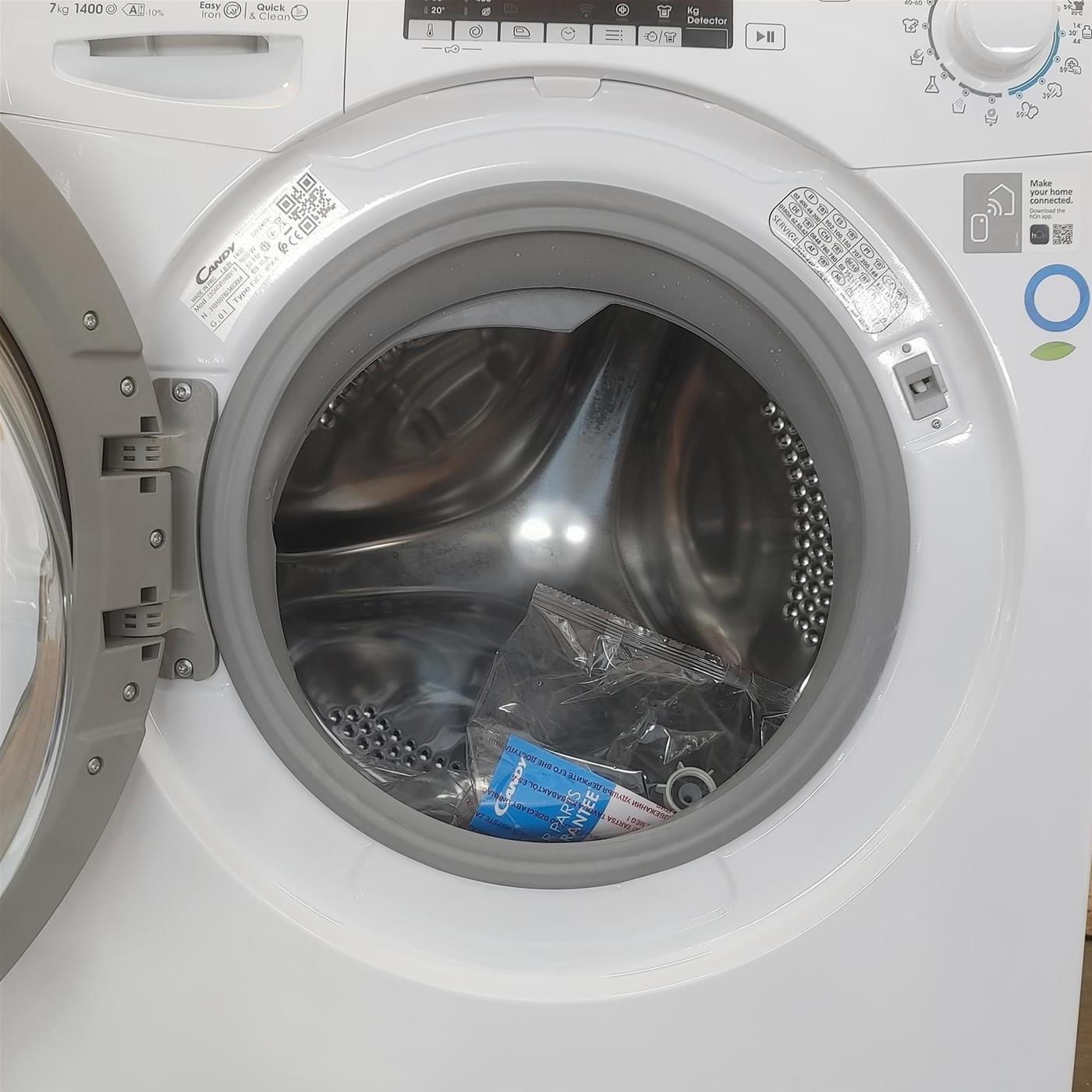 Candy Smart Pro Inverter CSO4474TWMB6/1-S lavatrice Caricamento frontale 7 kg 1400 Giri/min Bianco