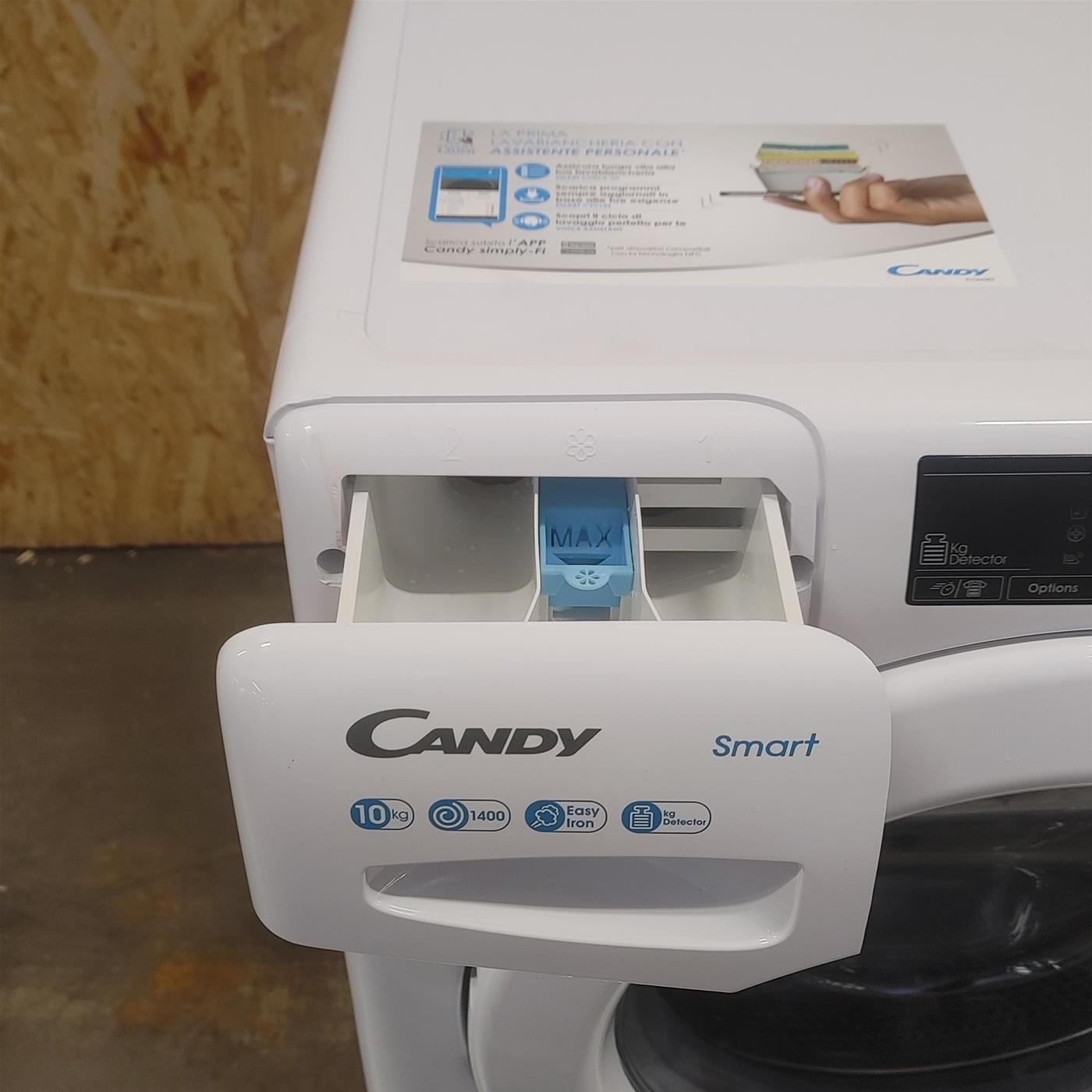 Candy Smart CSS1410TE/1-11 lavatrice Caricamento frontale 10 kg 1400 Giri/min Bianco