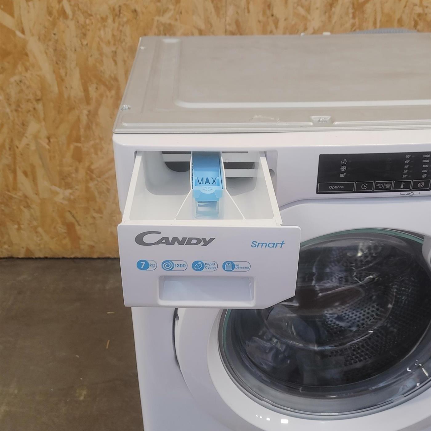 Lavatrice Candy Smart CBW 27D1E-S Carica frontale 7 kg 1200 giri Bianco