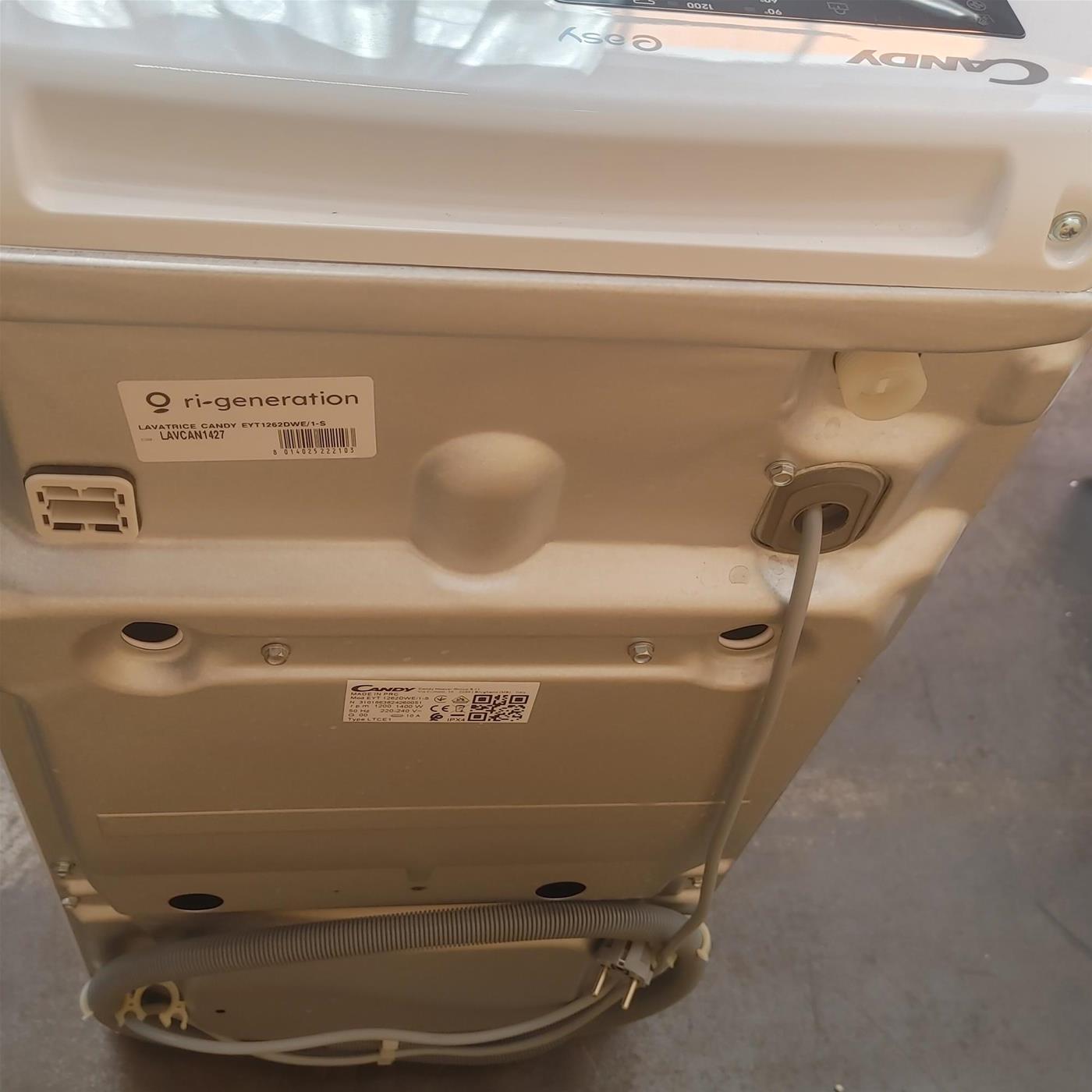 Lavatrice Candy Easy EYT 1262DWE/1-S Carica dall'alto 6 kg 1200 giri Bianco