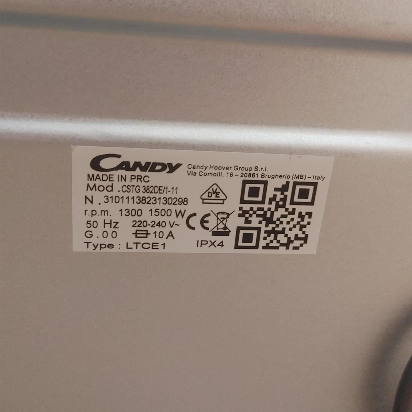 Lavatrice Candy Smart CSTG 382DE/1-11 8 Kg