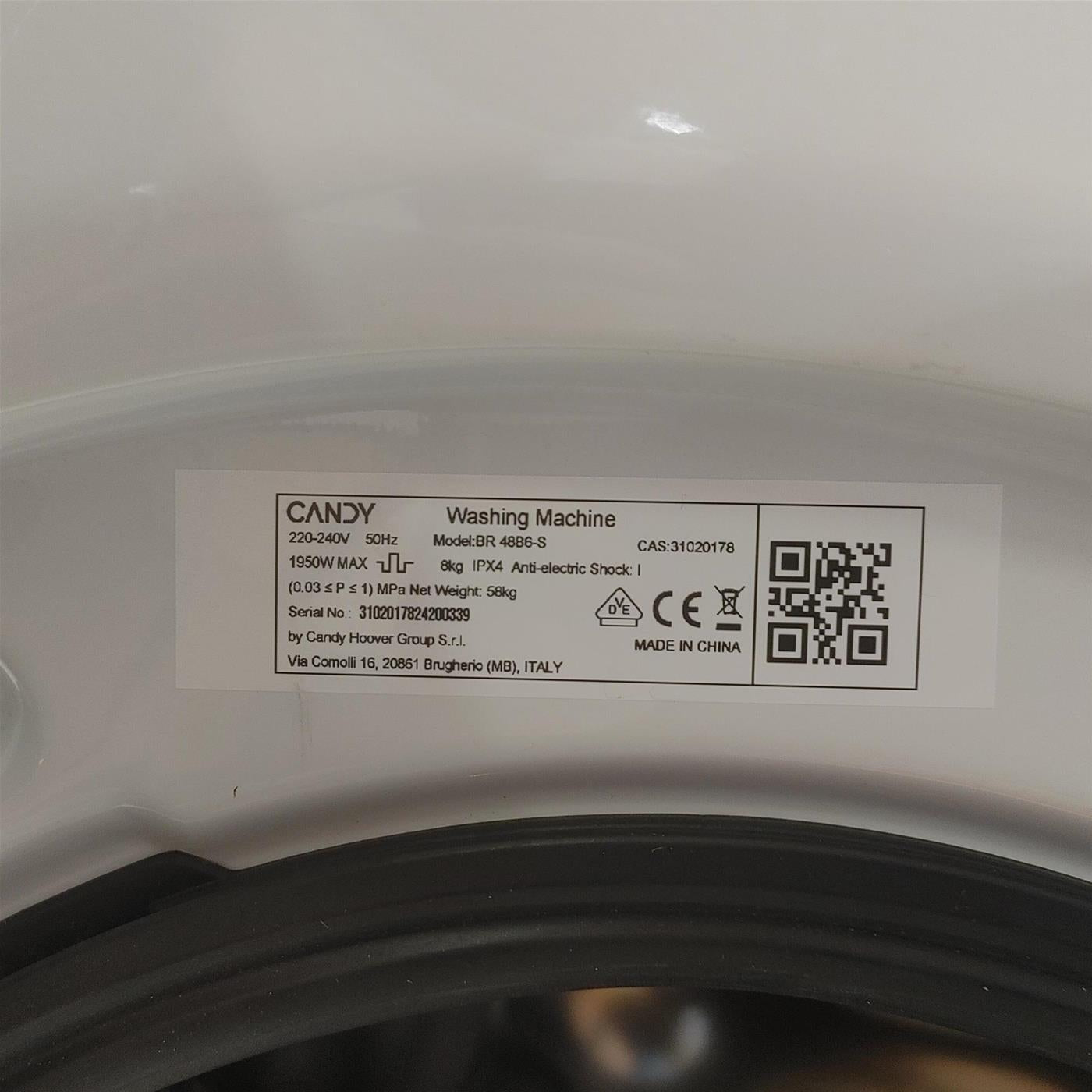 Lavatrice Candy ProWash 500 BR 48B6-S Inverter, Wi-Fi 8 Kg