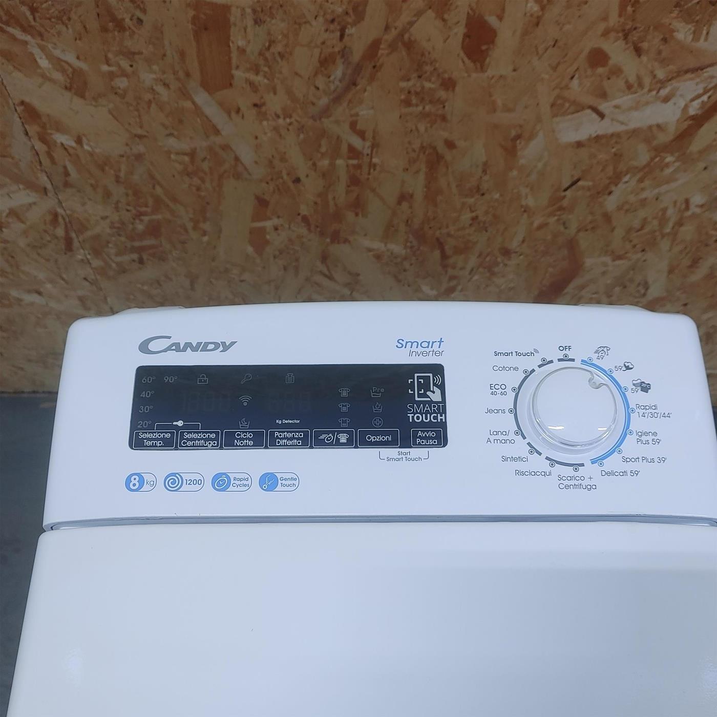 Lavatrice Candy Smart inverter CSTG287MV5/1-11	 8 Kg