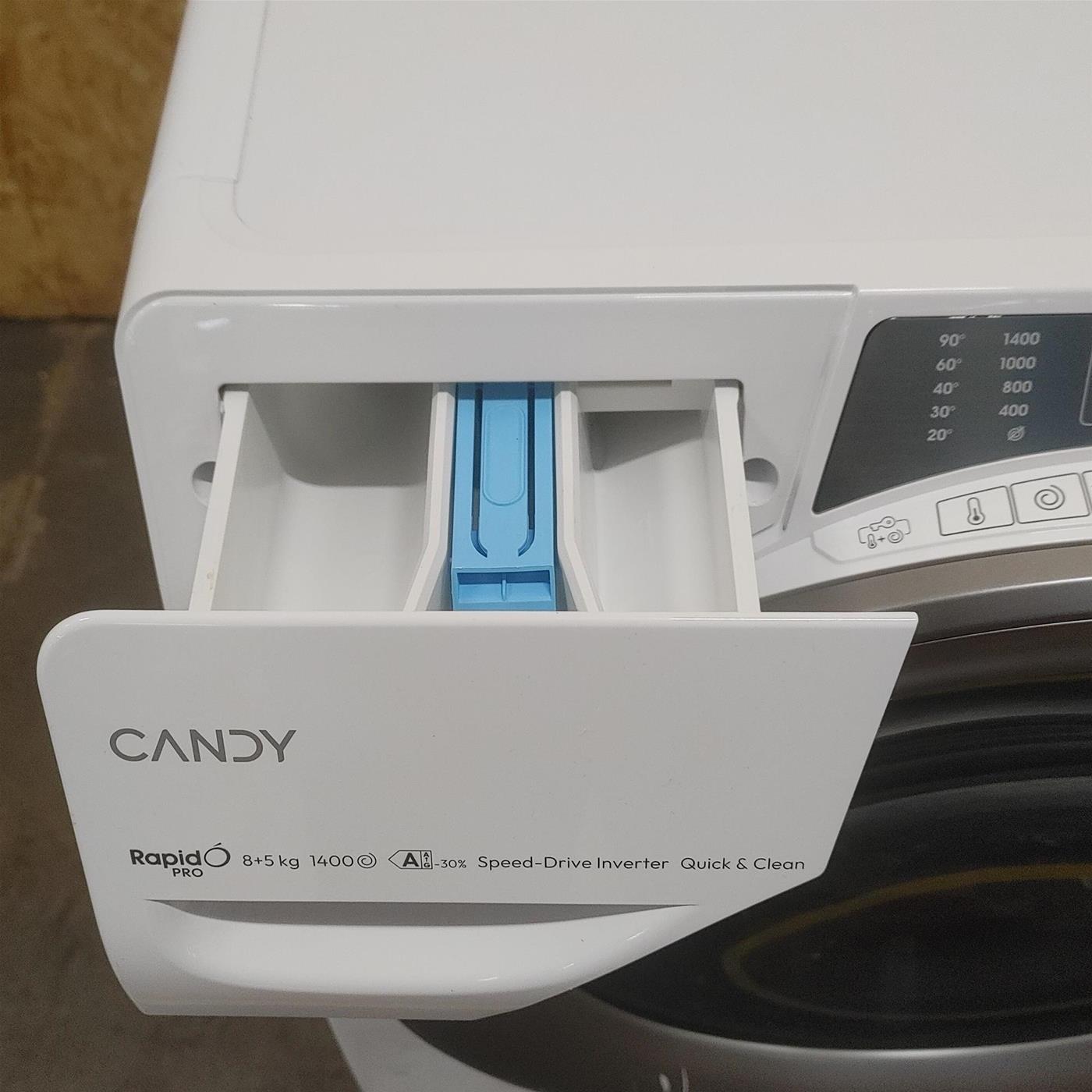 Lavasciuga Candy RapidÓ PRO RPW4856BWMR9/1-S 8/5 Kg