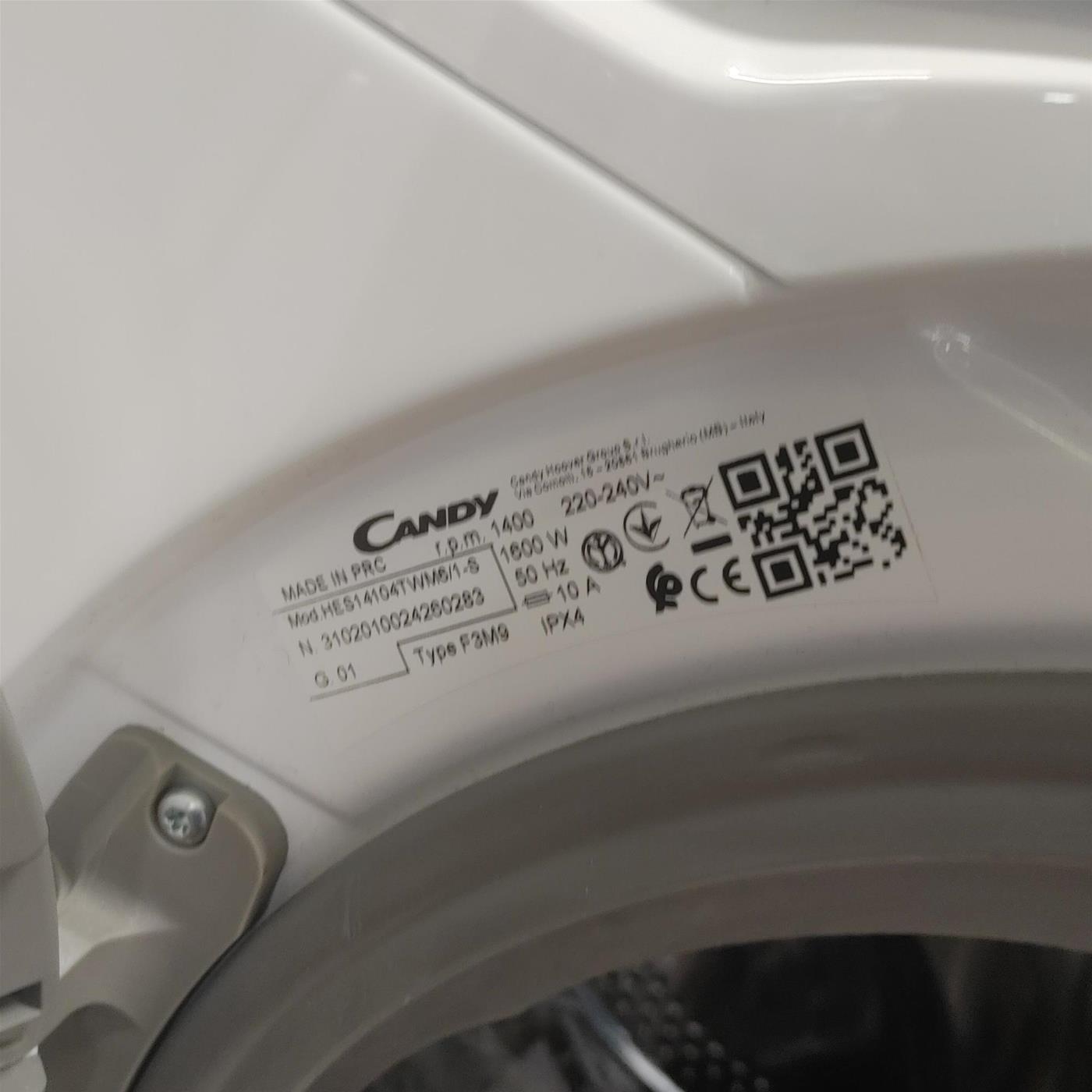 Lavatrice Candy Ultra Hygiene HES14104TWM6/1-S Classe A 10 Kg