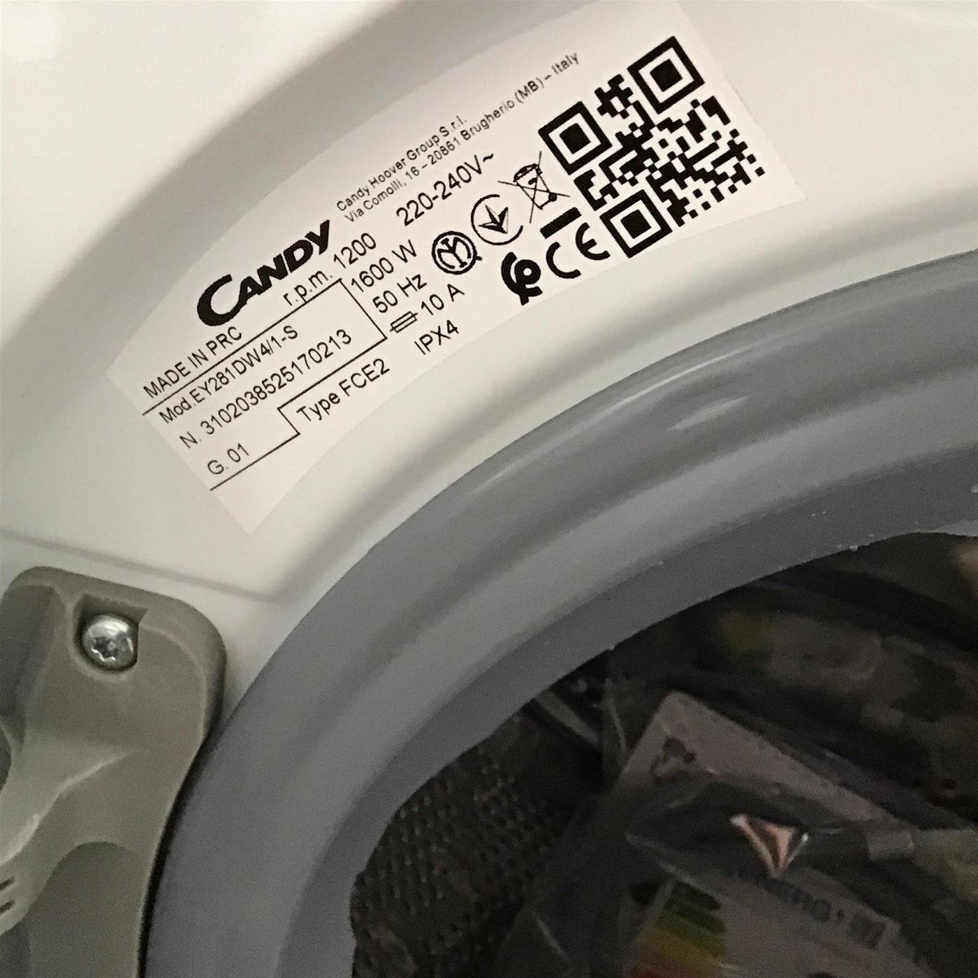 Lavatrice Candy EY281DW4/1-S 8 Kg