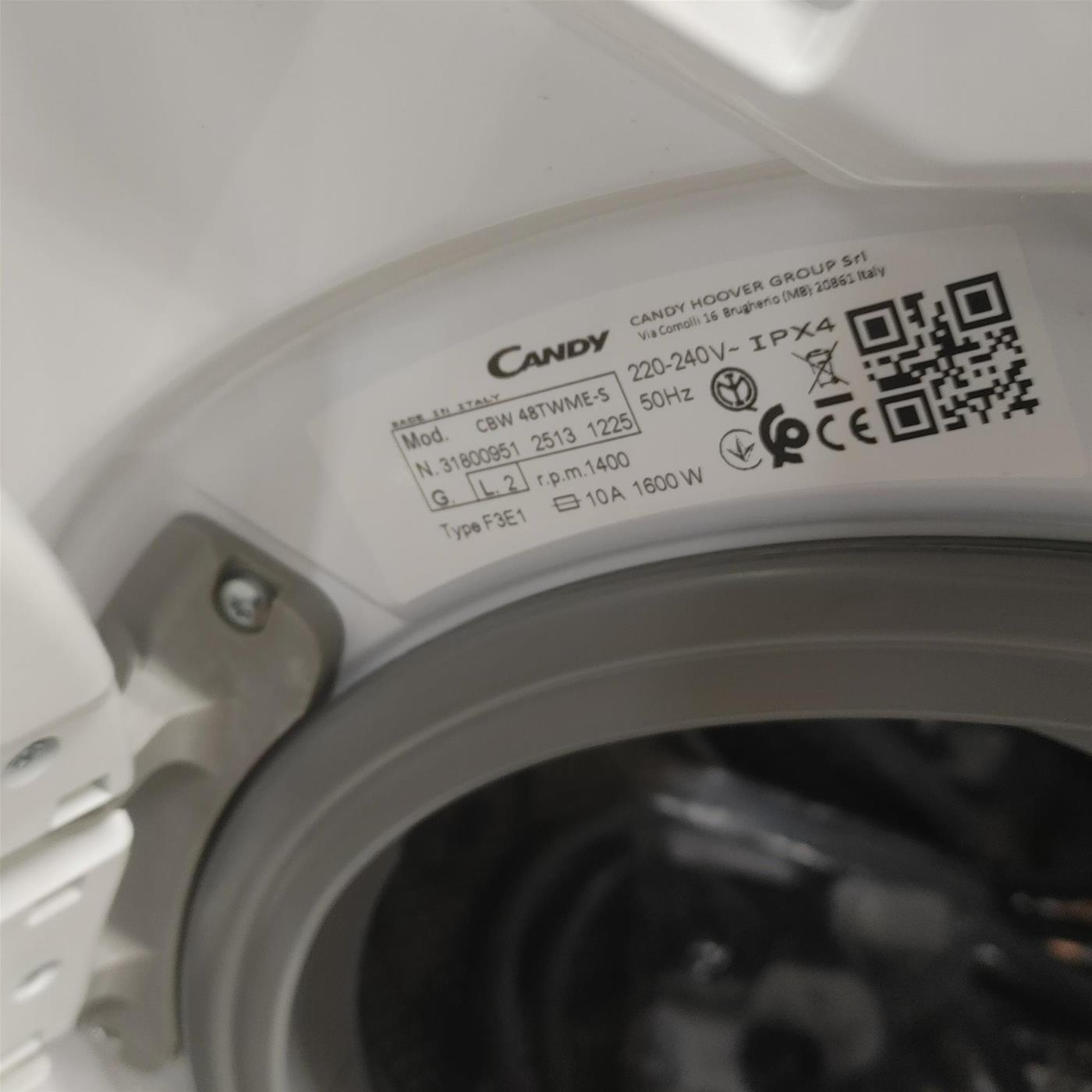 Lavatrice Candy Smart Inverter CBW 48TWME-S 8 Kg