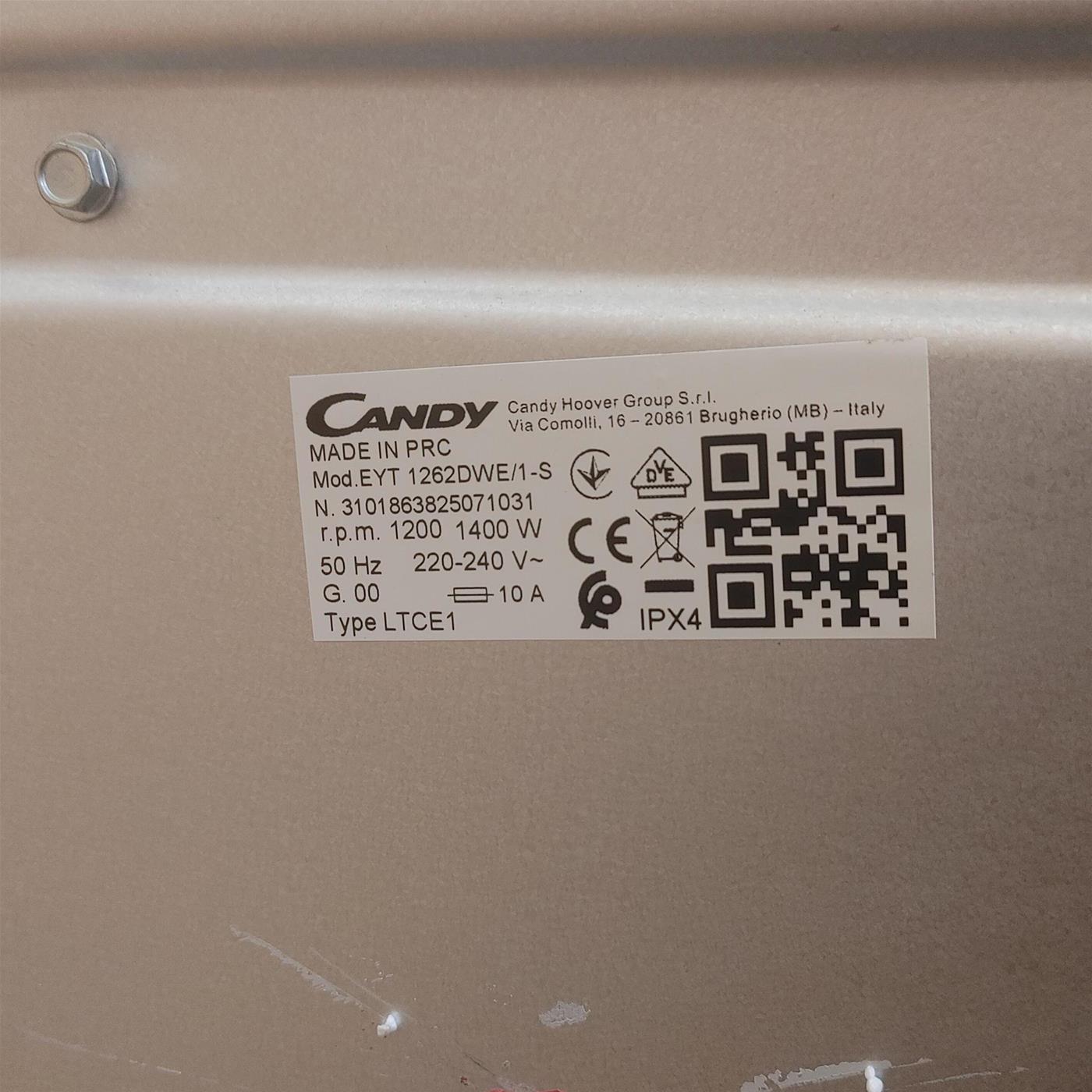Lavatrice Candy Easy EYT 1262DWE/1-S Wi-Fi 6 Kg
