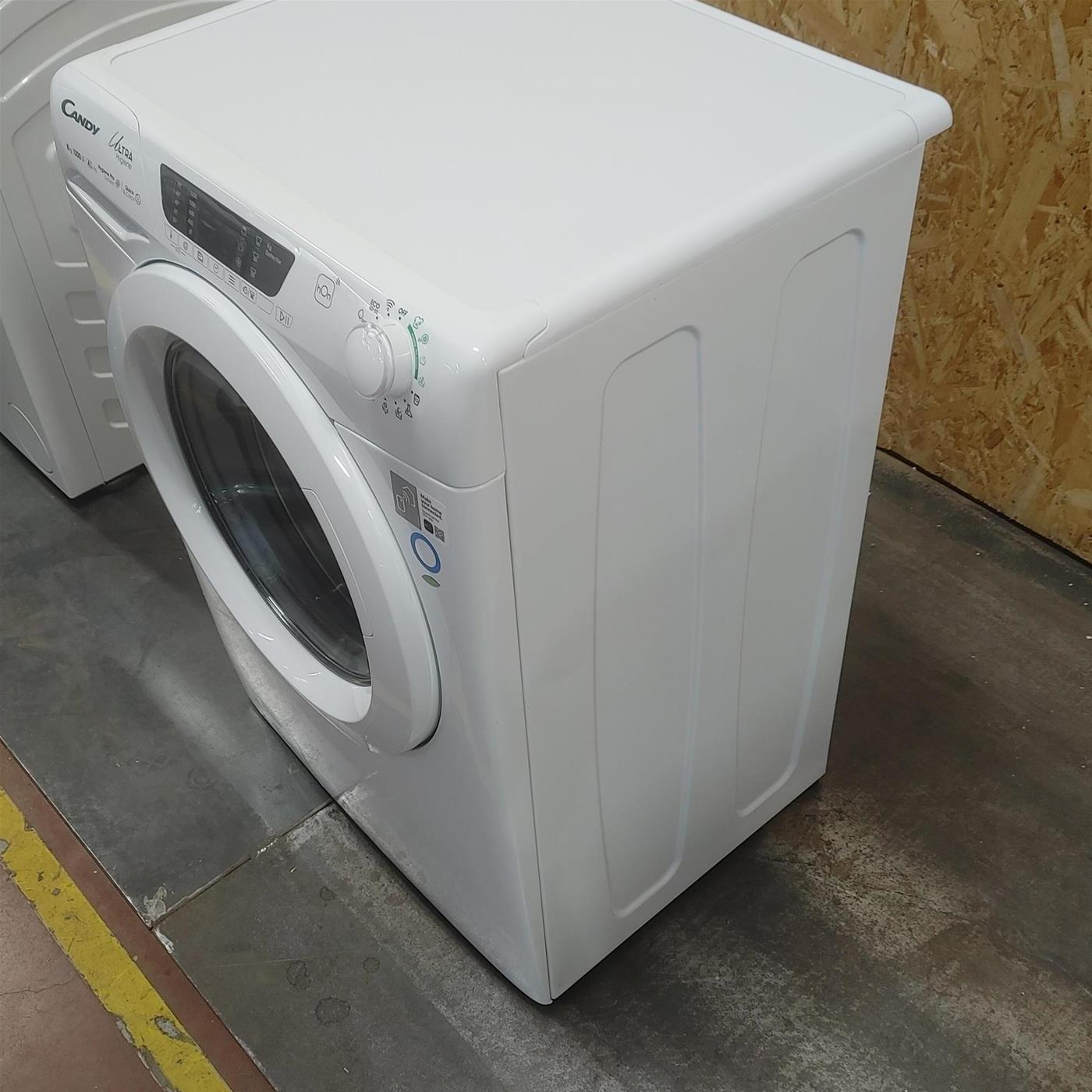 Lavatrice Candy Ultra Hygiene HE 1284TWM6/1-S Classe A Wi-Fi 8 Kg